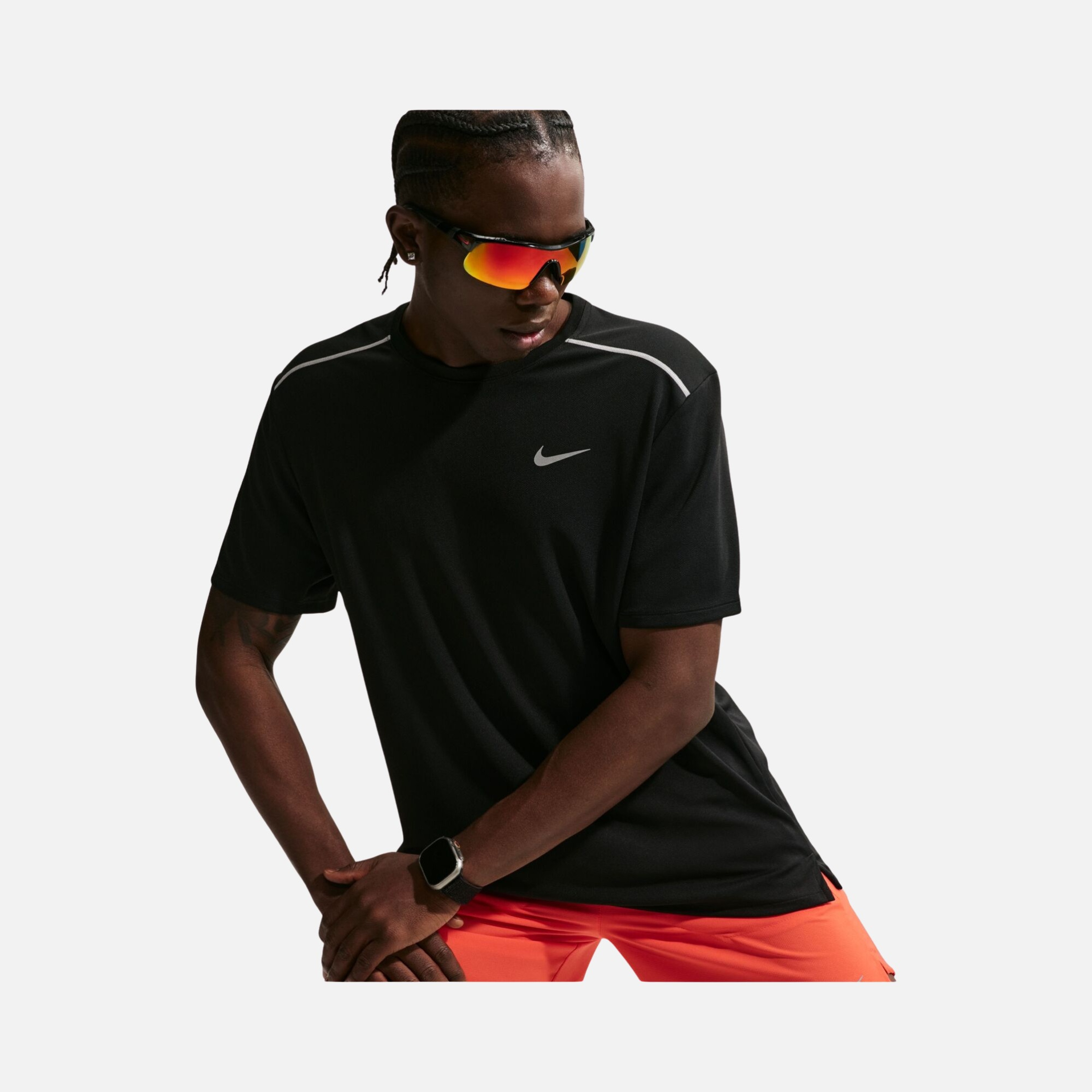 Nike Miler Dri-FIT UV-Protection Short-Sleeve Erkek Tişört