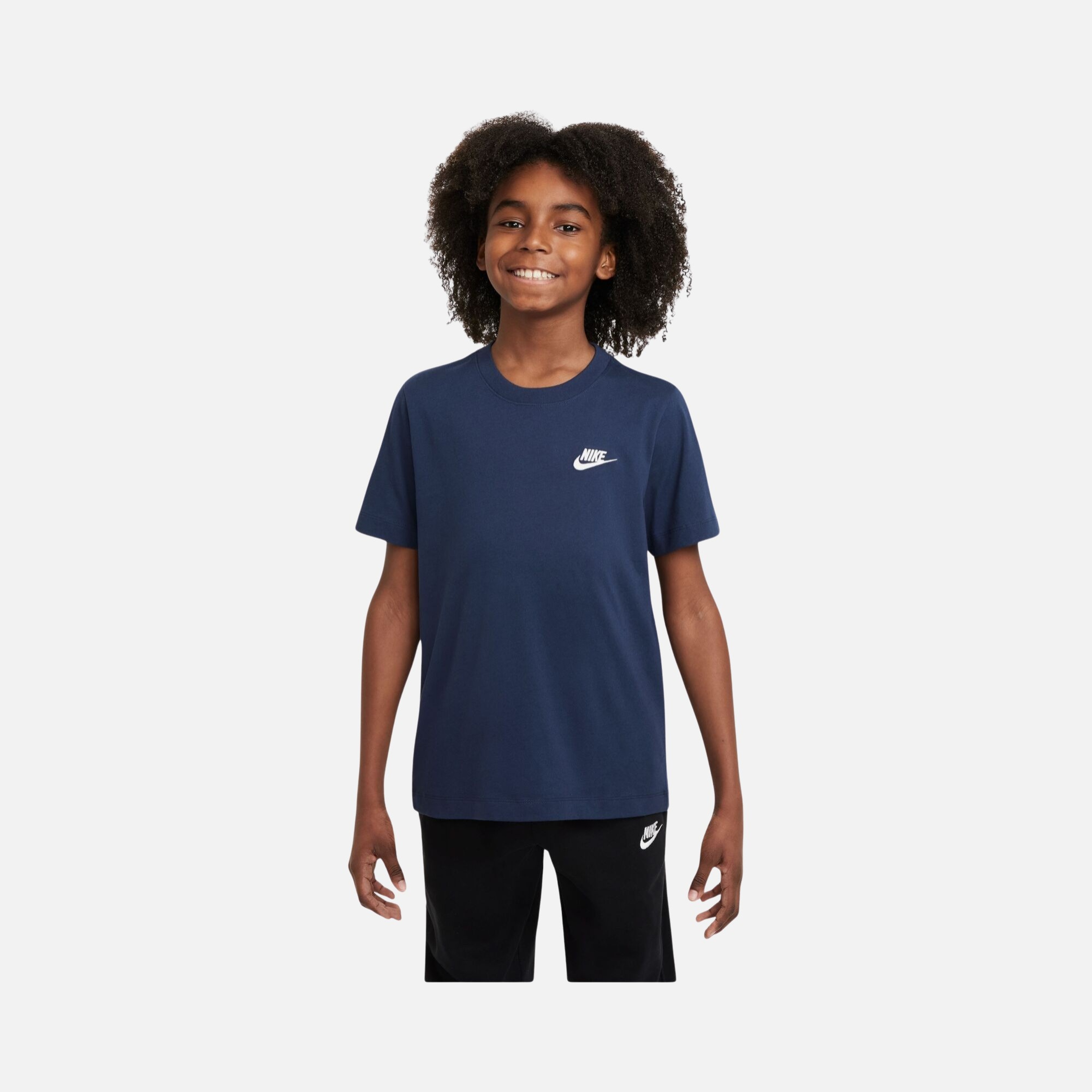 Nike Sportswear Embroidered Futura LBR Short-Sleeve Çocuk Tişört