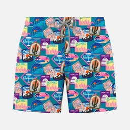 John Frank M All Over Printed Erkek Mayo Şort