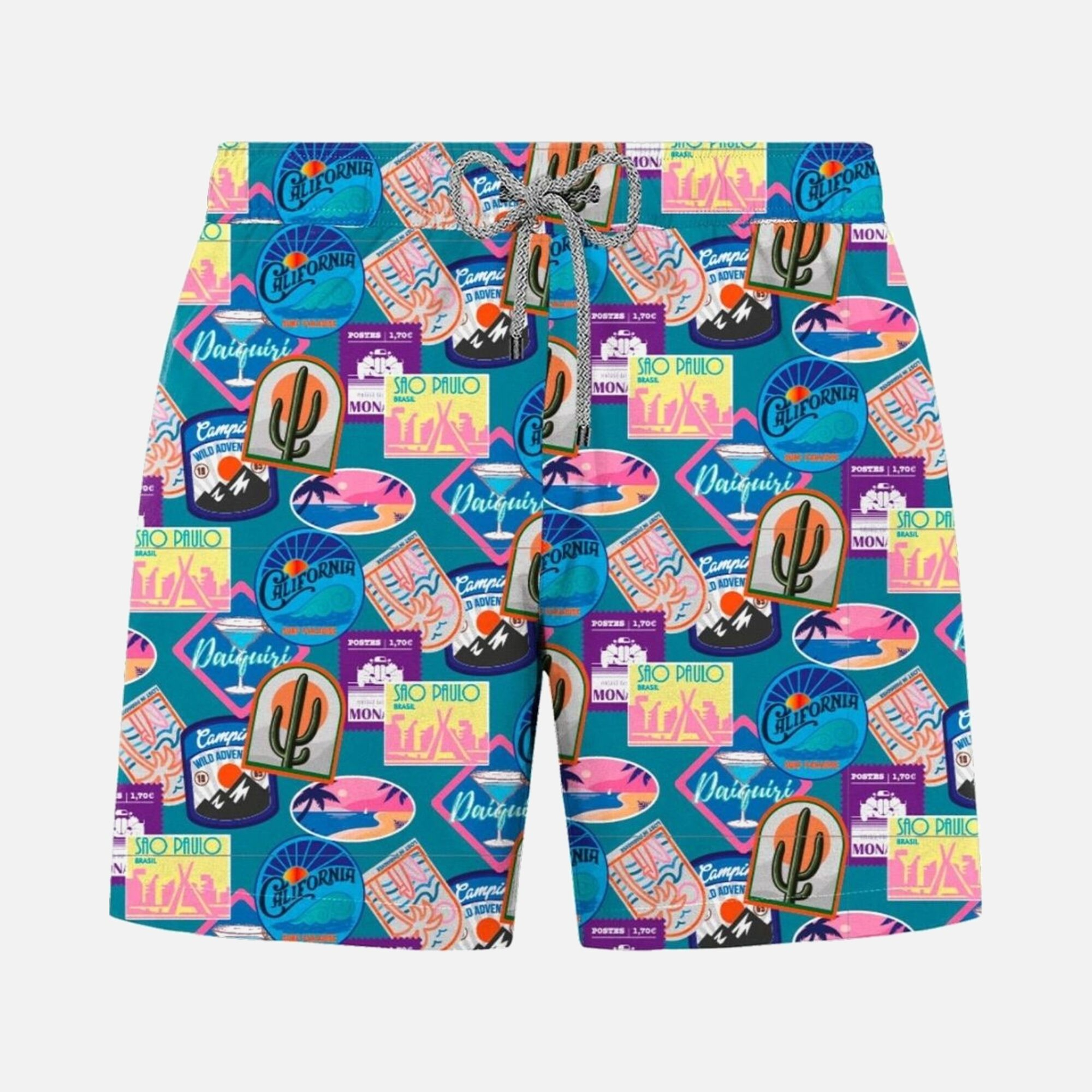 John Frank M All Over Printed Erkek Mayo Şort