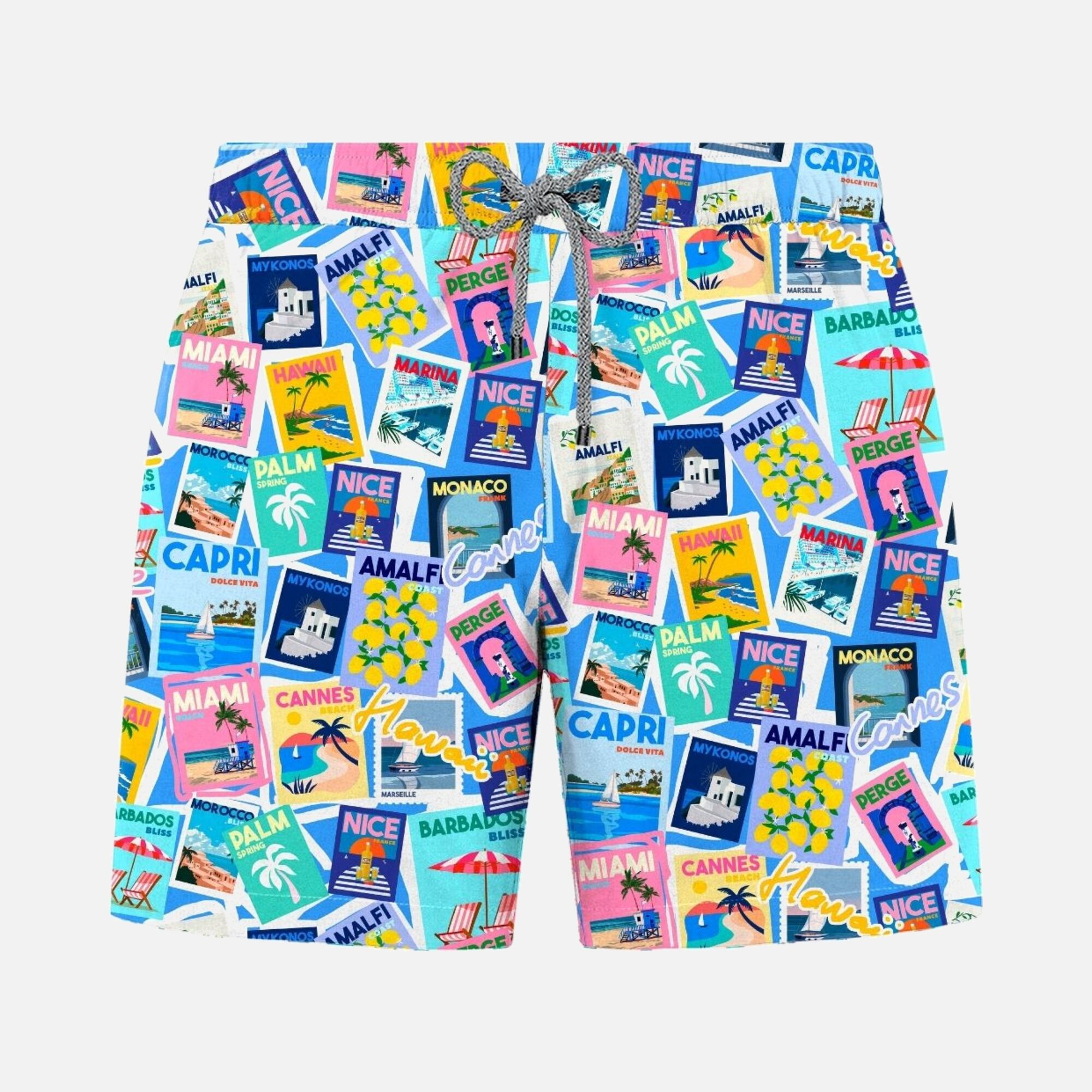 John Frank All Over Printed Erkek Mayo