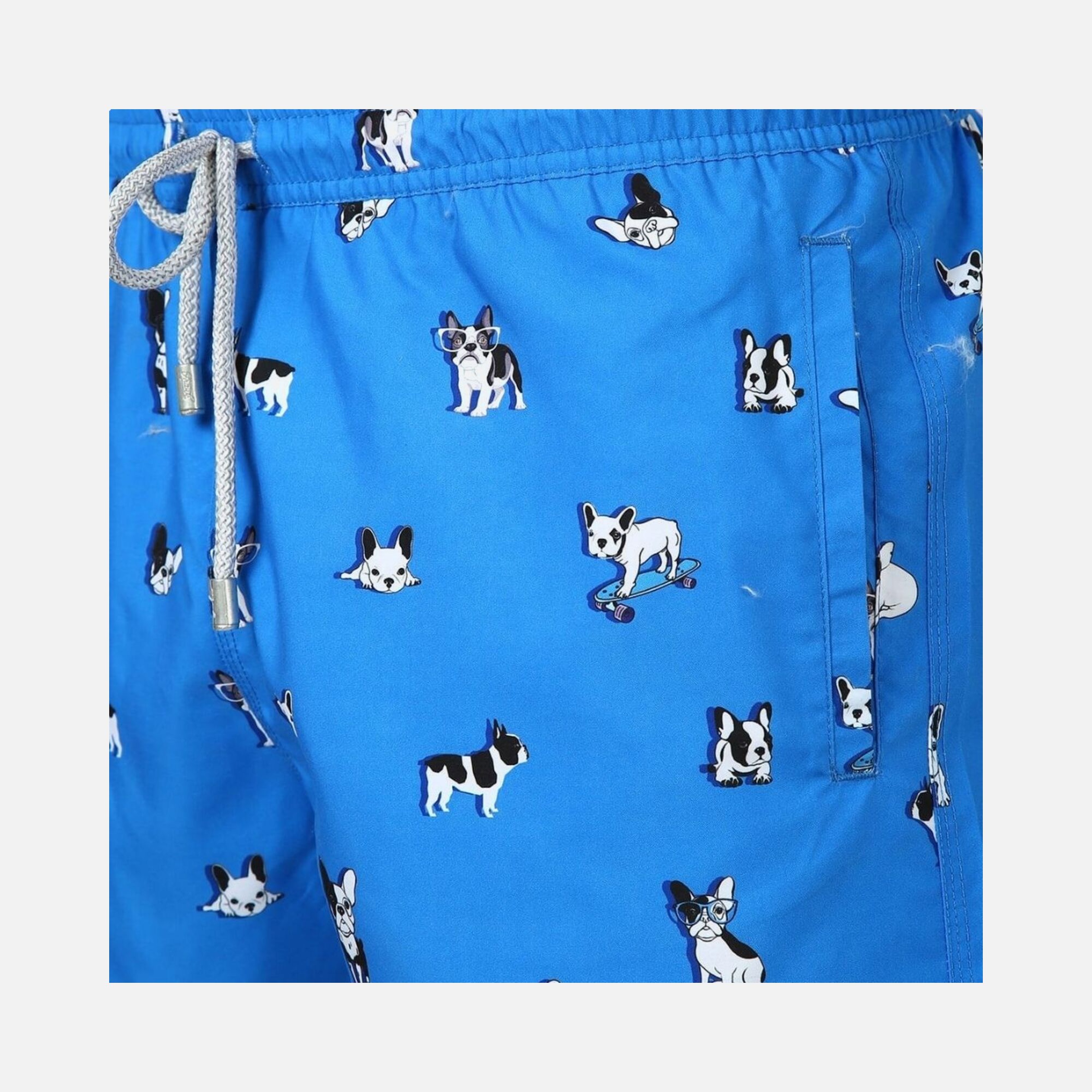 John Frank Bulldog Navy All Over Erkek Mayo