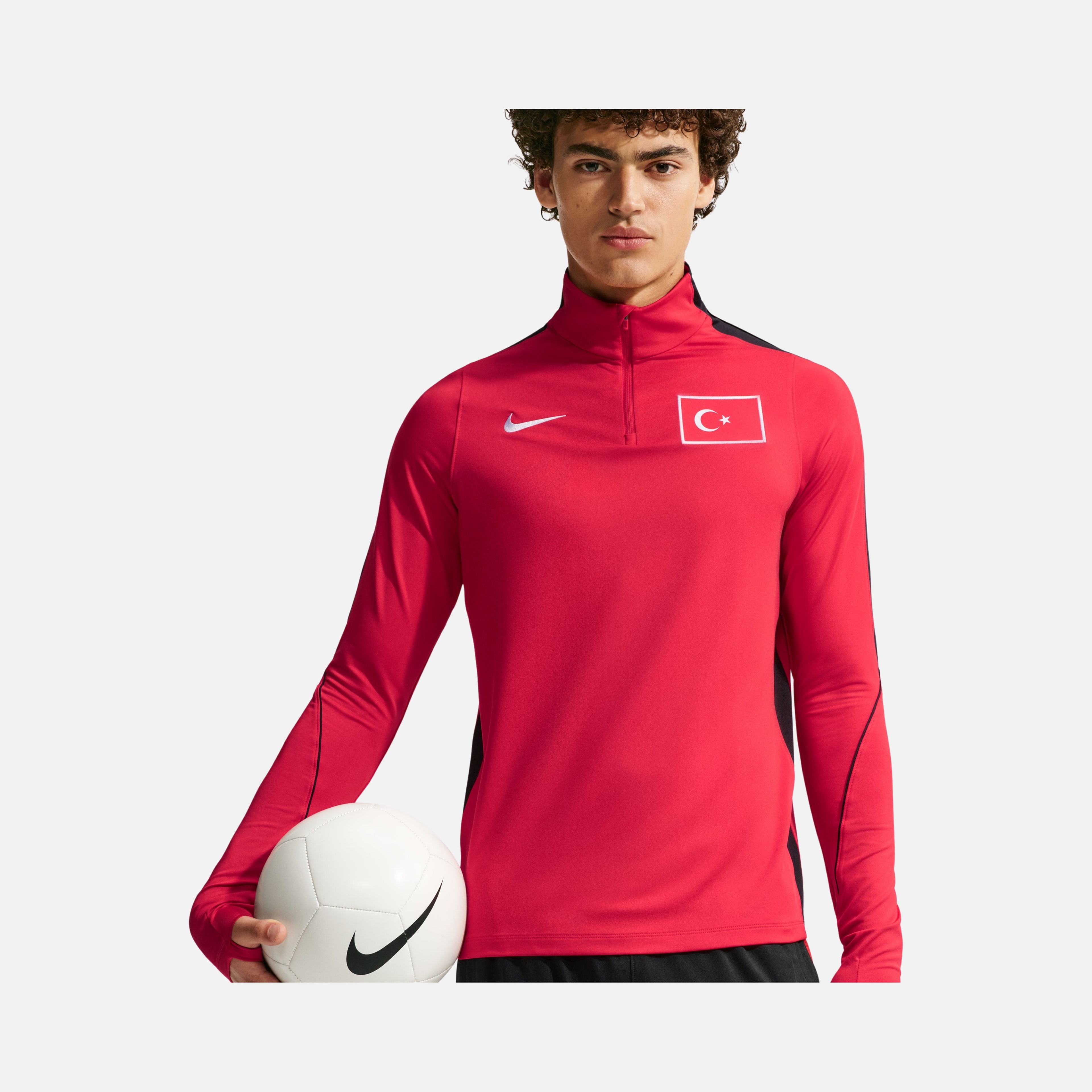 Nike Türkiye Milli Takımı 2026 Antrenman Half-zip Erkek Sweatshirt