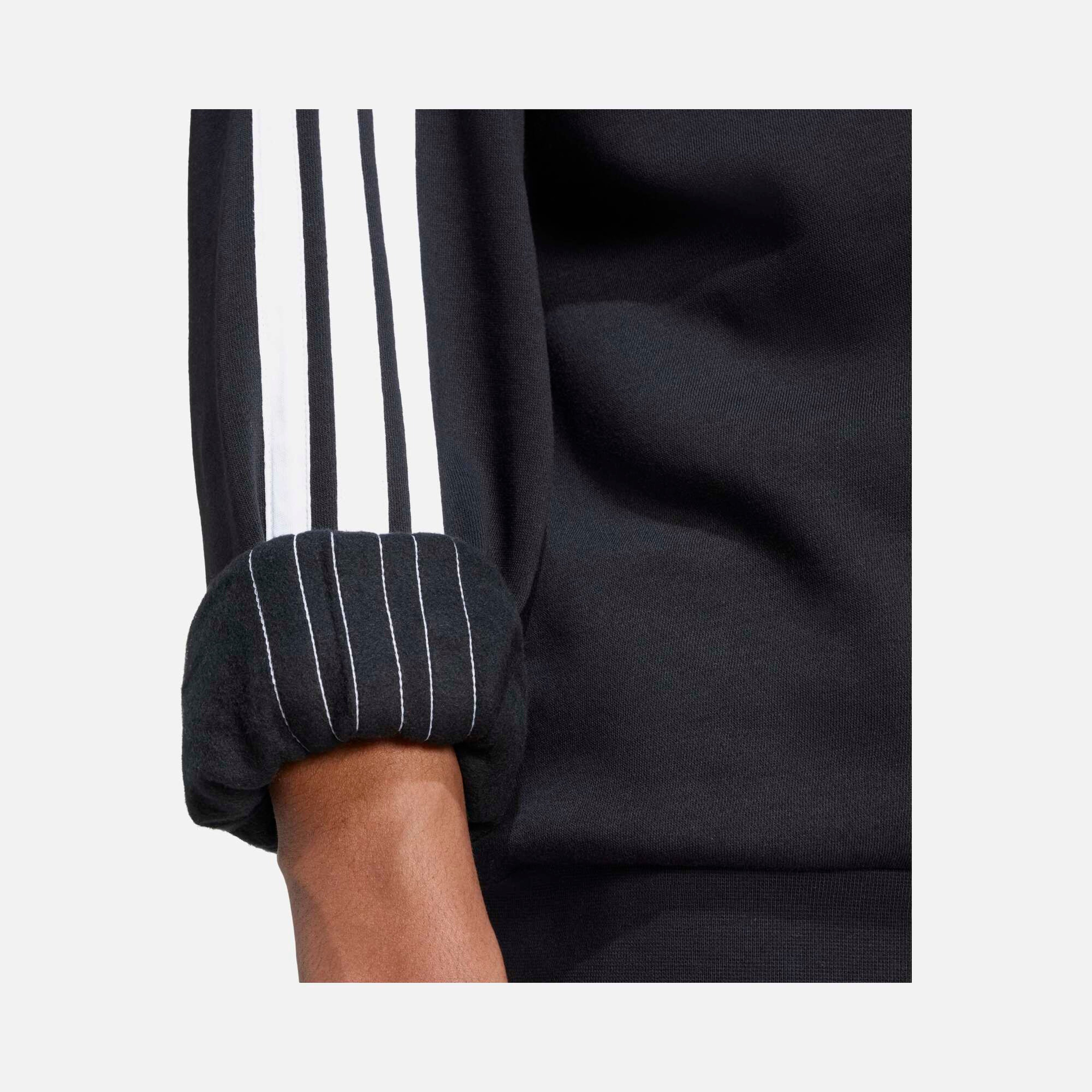 adidas Essentials 3-Stripes Fleece Erkek Sweatshirt