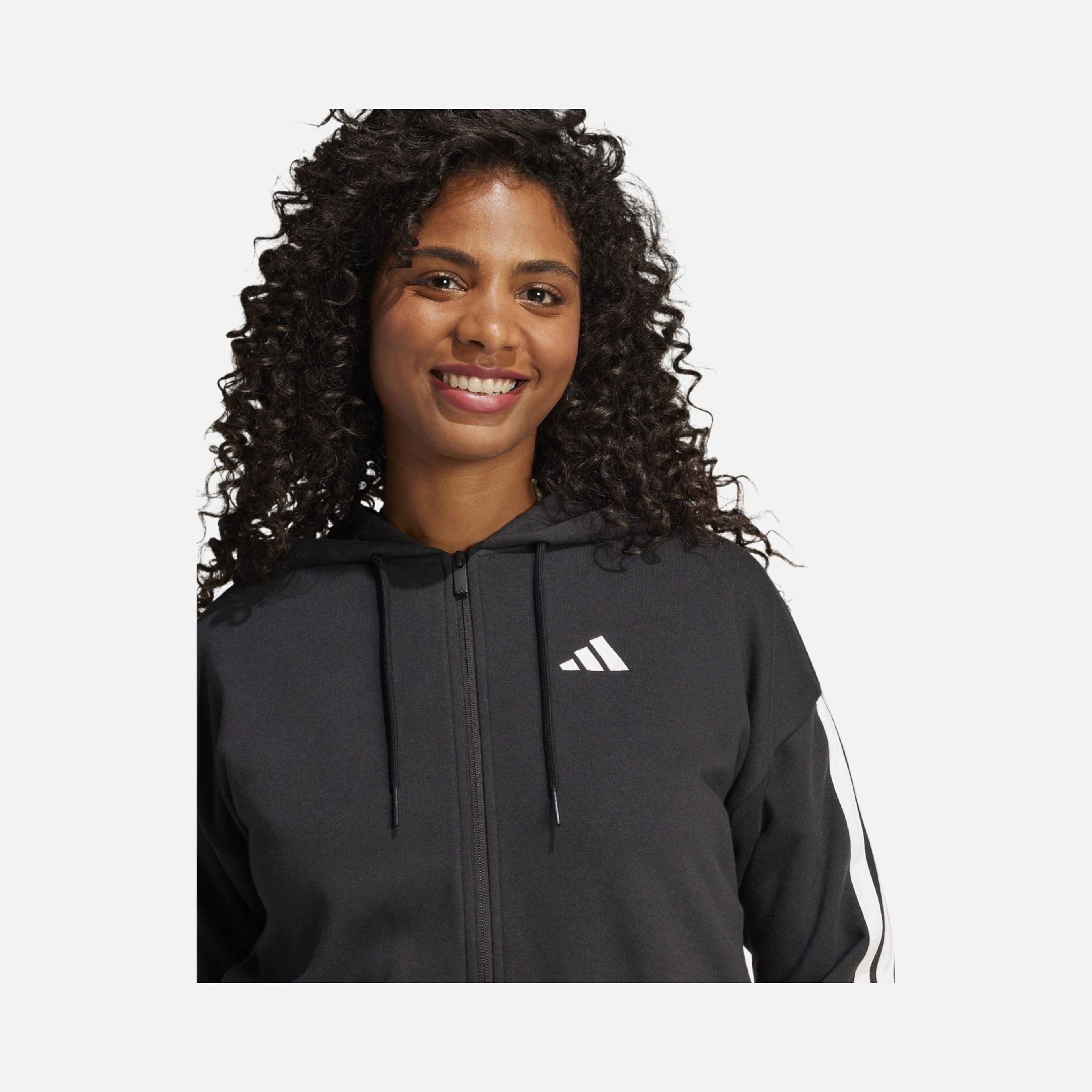 adidas Essentials 3-Stripes French Terry Full-Zip Kadın Ceket