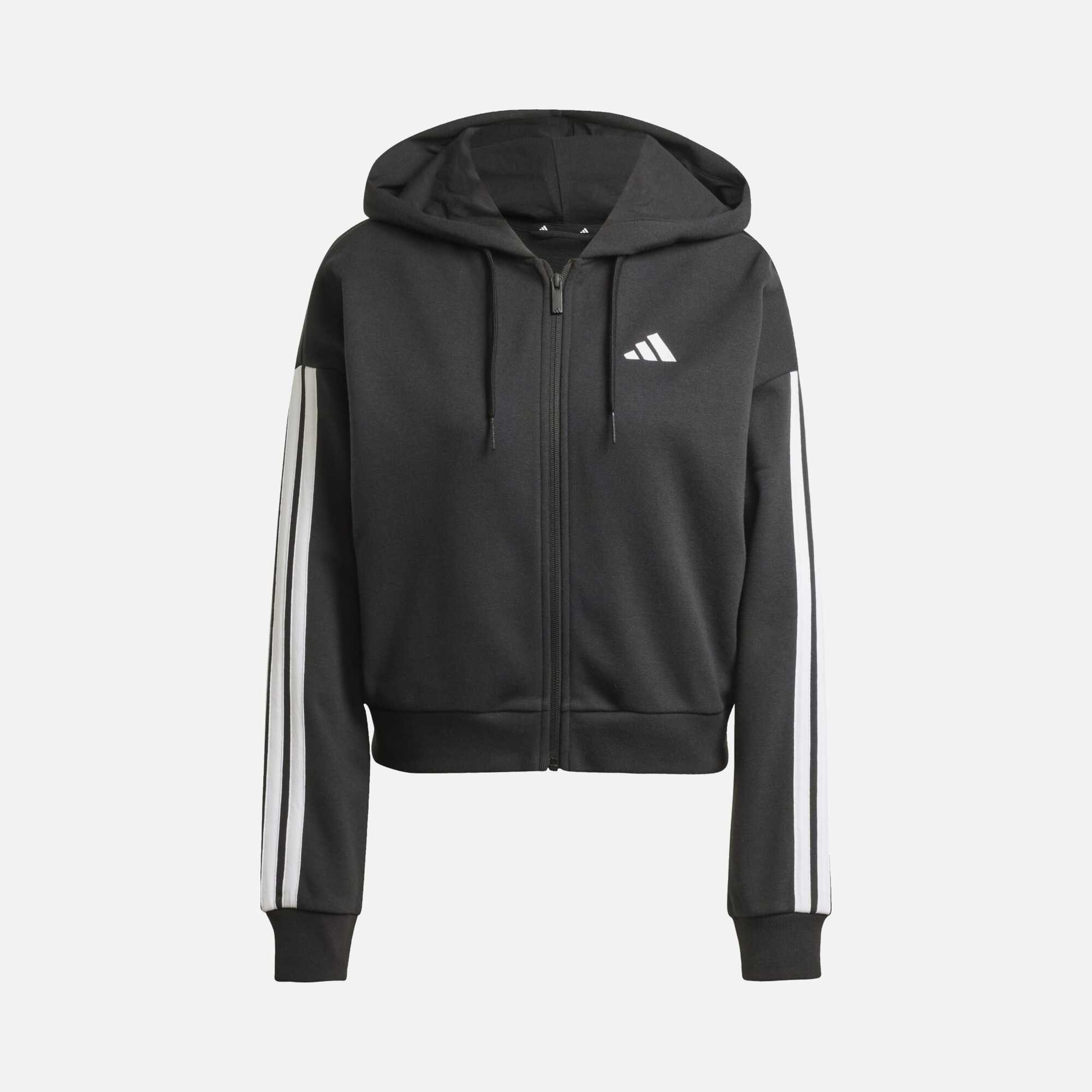 adidas Essentials 3-Stripes French Terry Full-Zip Kadın Ceket