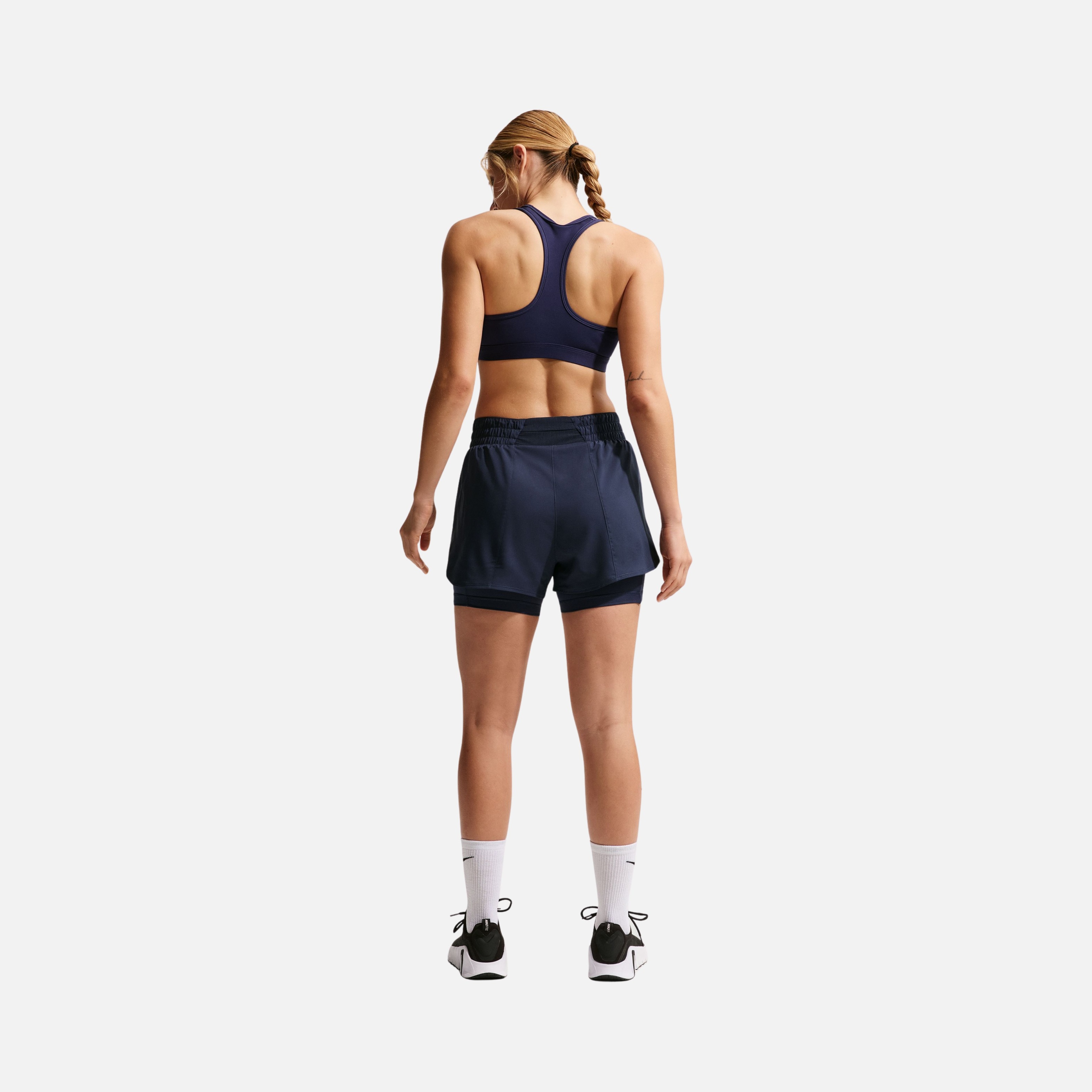Nike Dri-Fit One High-Waisted 3" 2-in-1 Training Kadın Şort