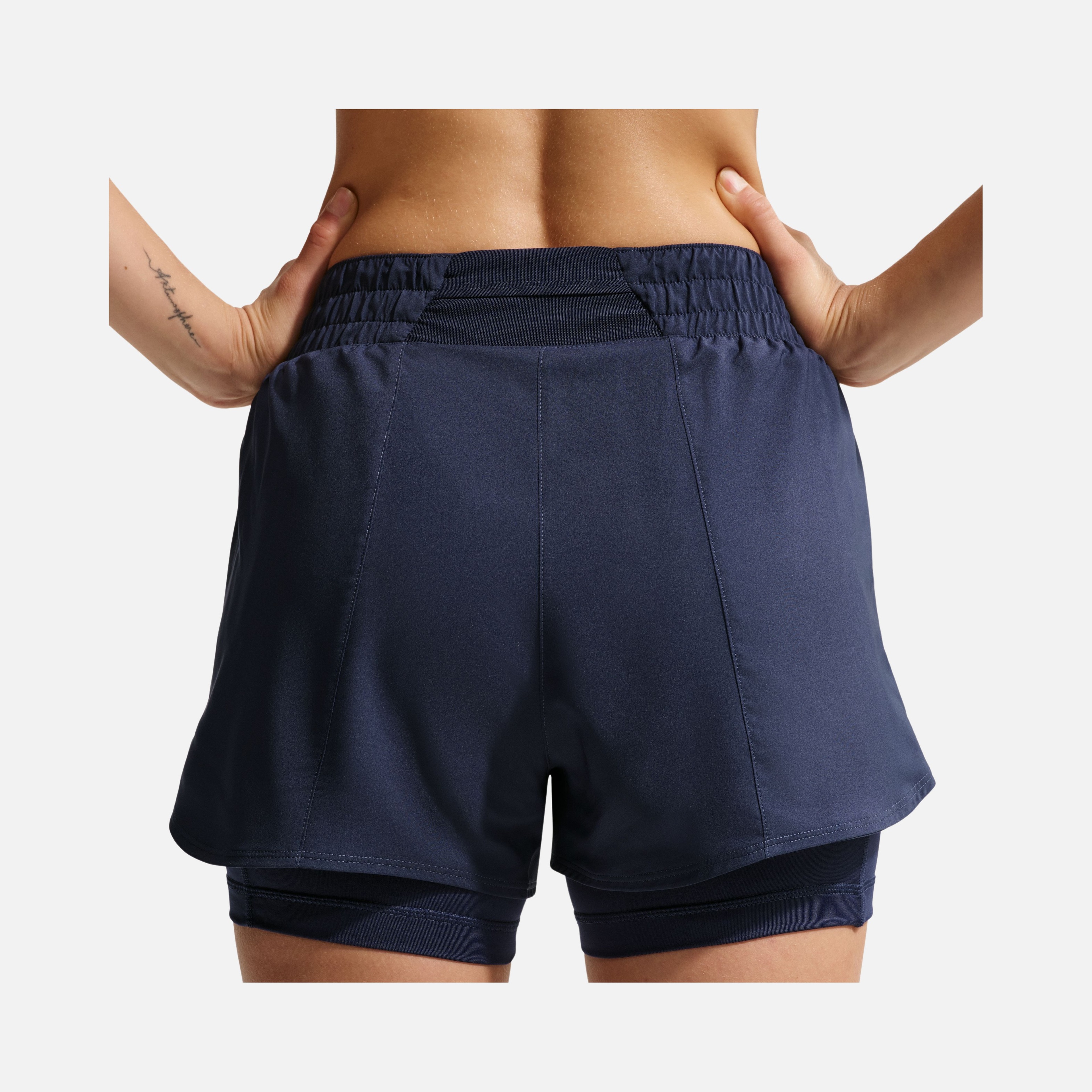 Nike Dri-Fit One High-Waisted 3" 2-in-1 Training Kadın Şort