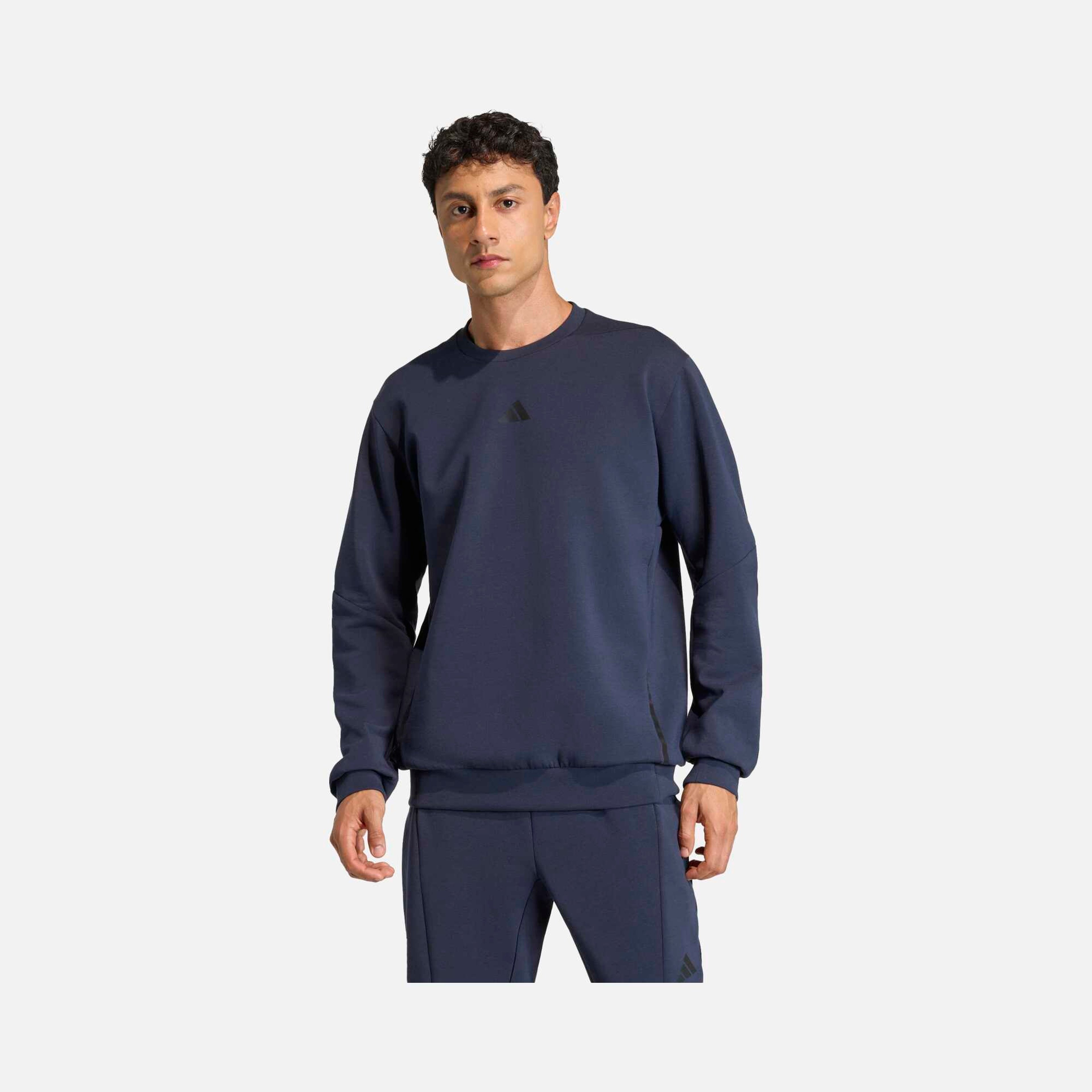 adidas AEROREADY Designed for Gym & Training Crew Erkek Sweatshirt