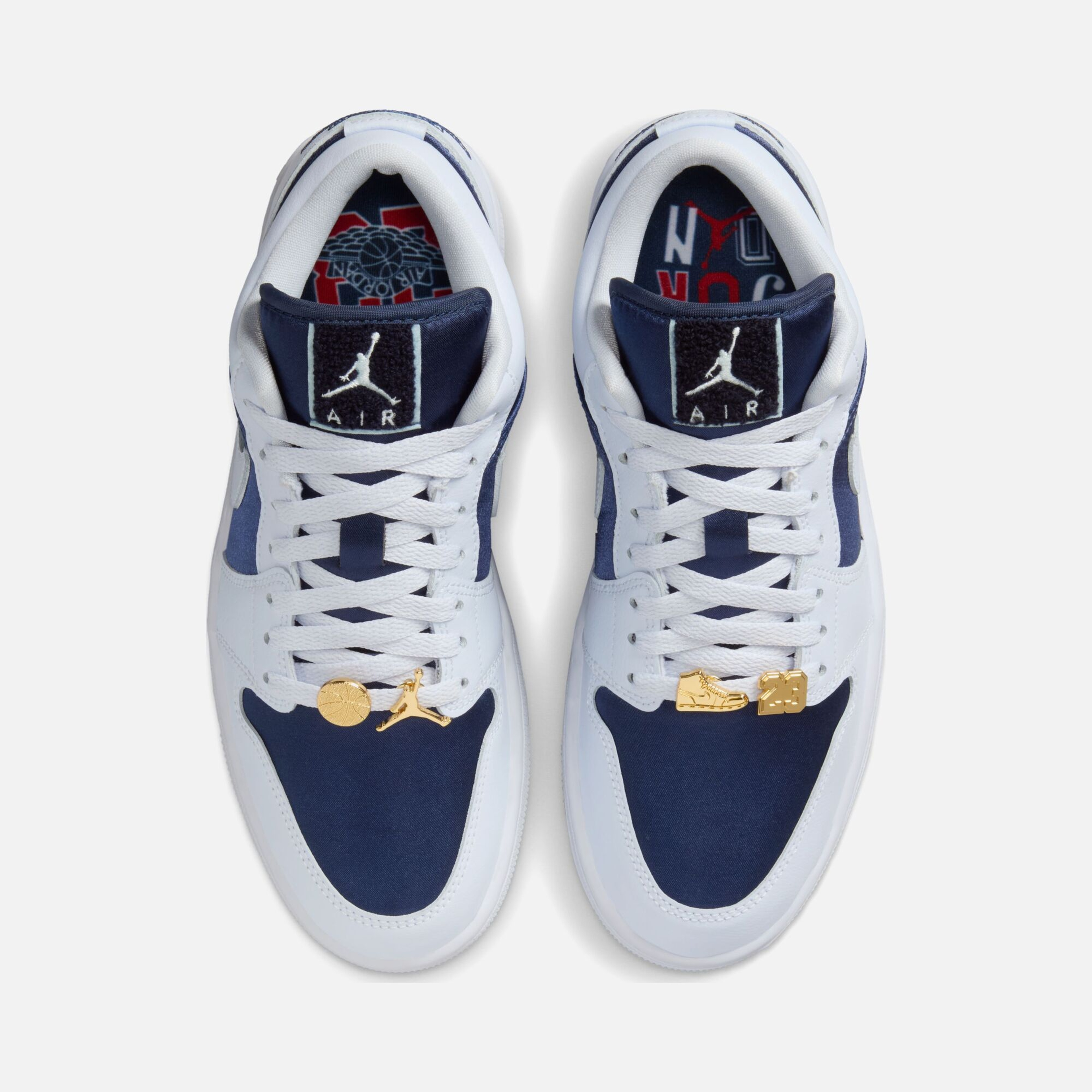 Nike Air Jordan 1 Low "Football Grey" Kadın Spor Ayakkabı