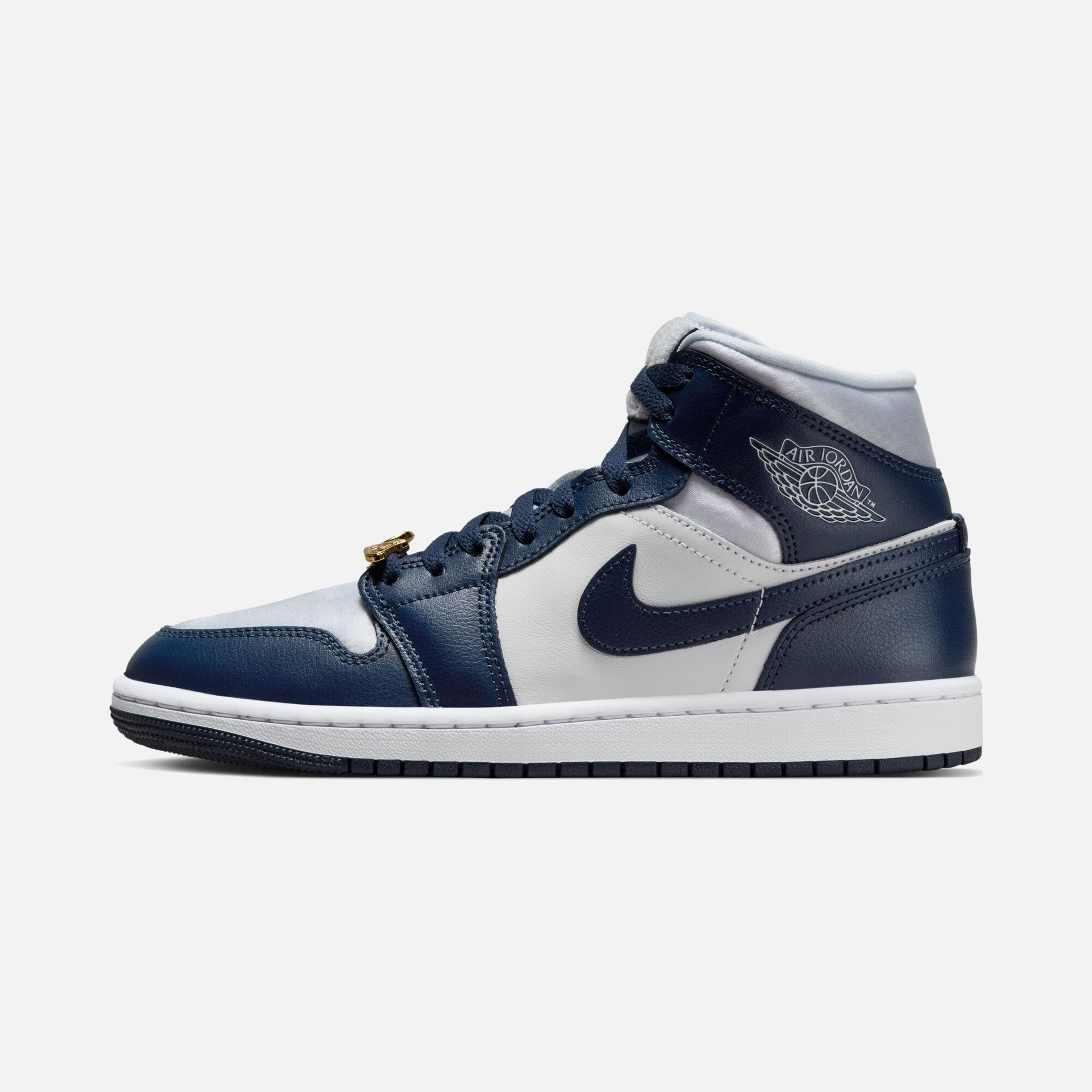 Nike Air Jordan 1 Mid "Football Grey" Kadın Spor Ayakkabı