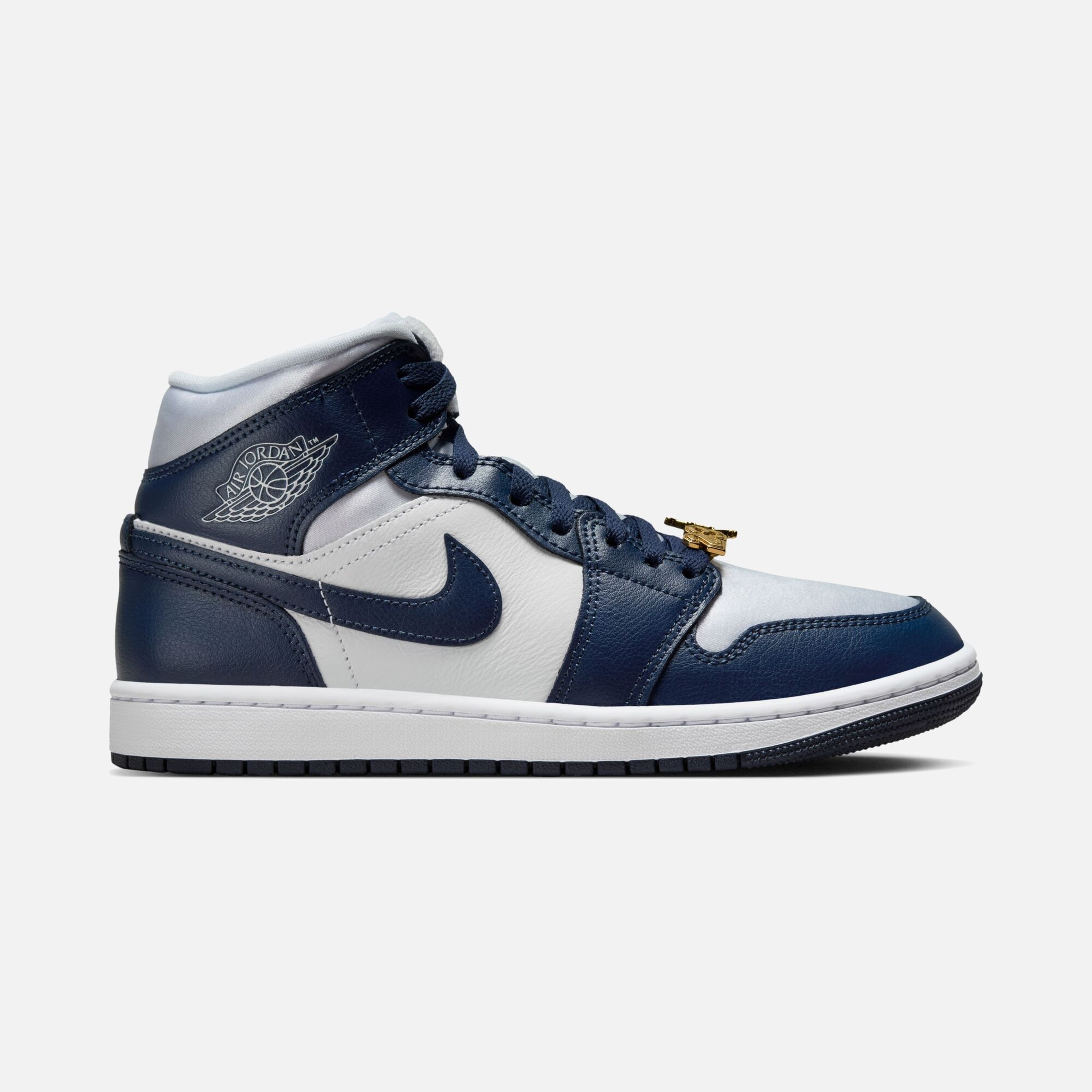 Nike Air Jordan 1 Mid "Football Grey" Kadın Spor Ayakkabı