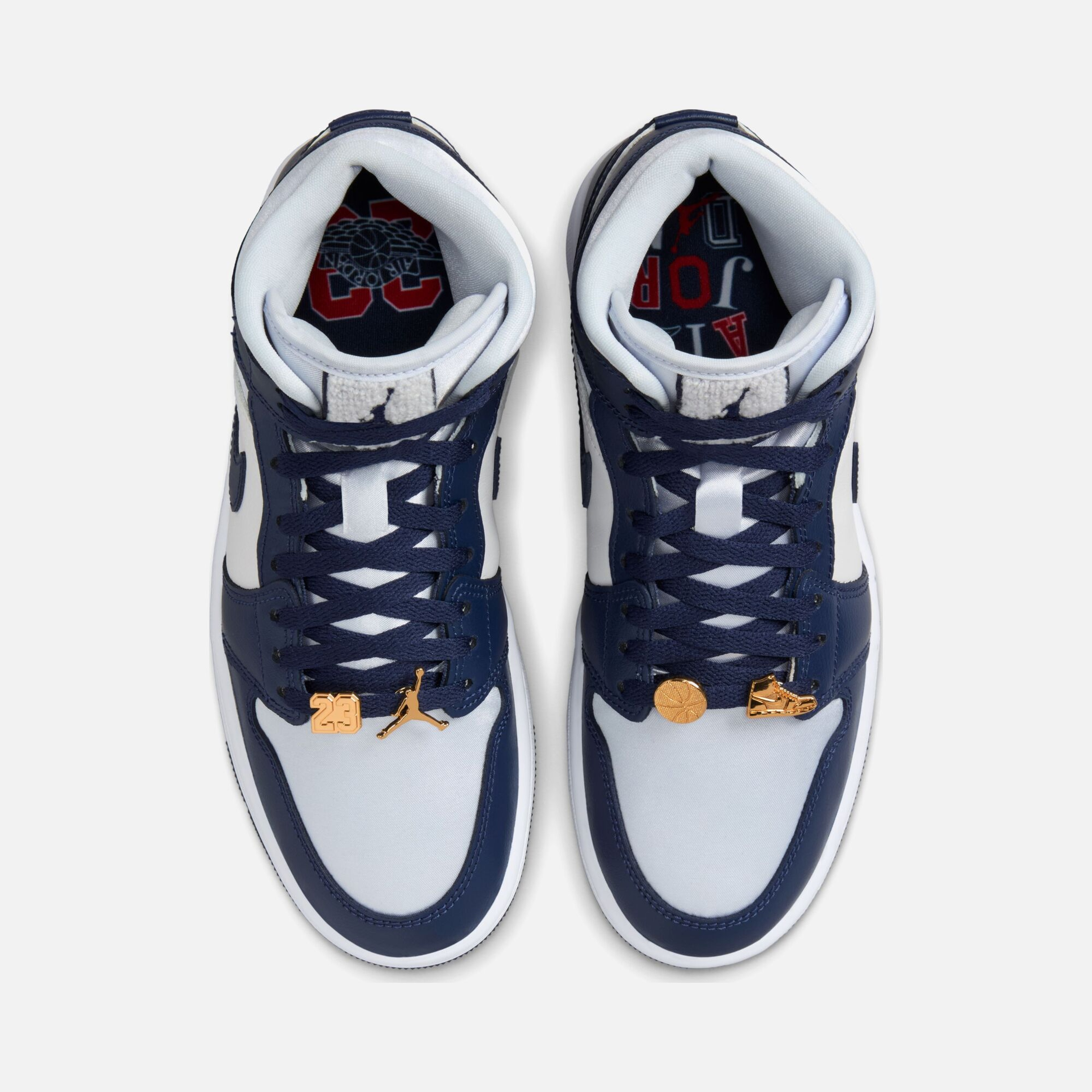 Nike Air Jordan 1 Mid "Football Grey" Kadın Spor Ayakkabı