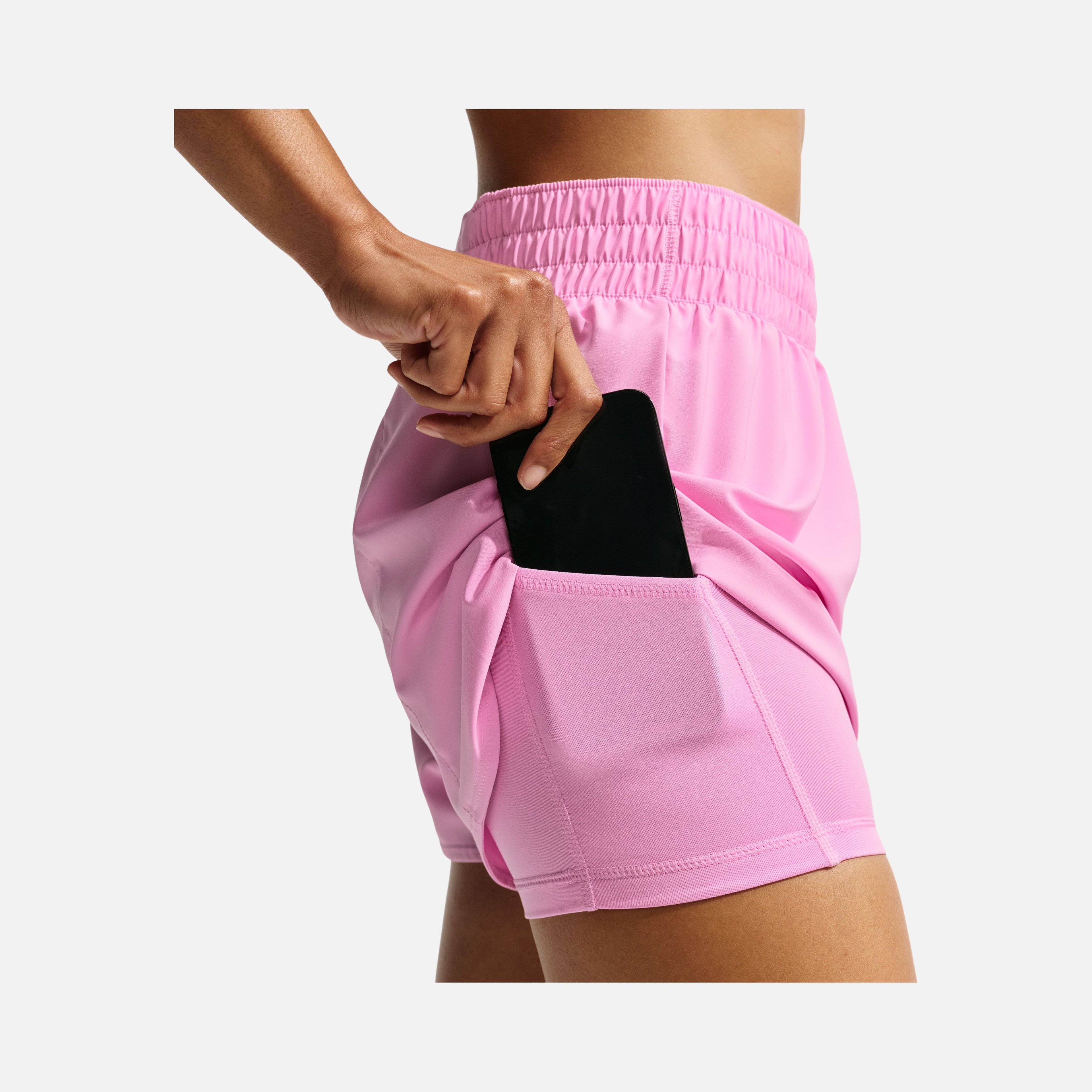 Nike Dri-Fit One High-Waisted 3" 2-in-1 Training Kadın Şort