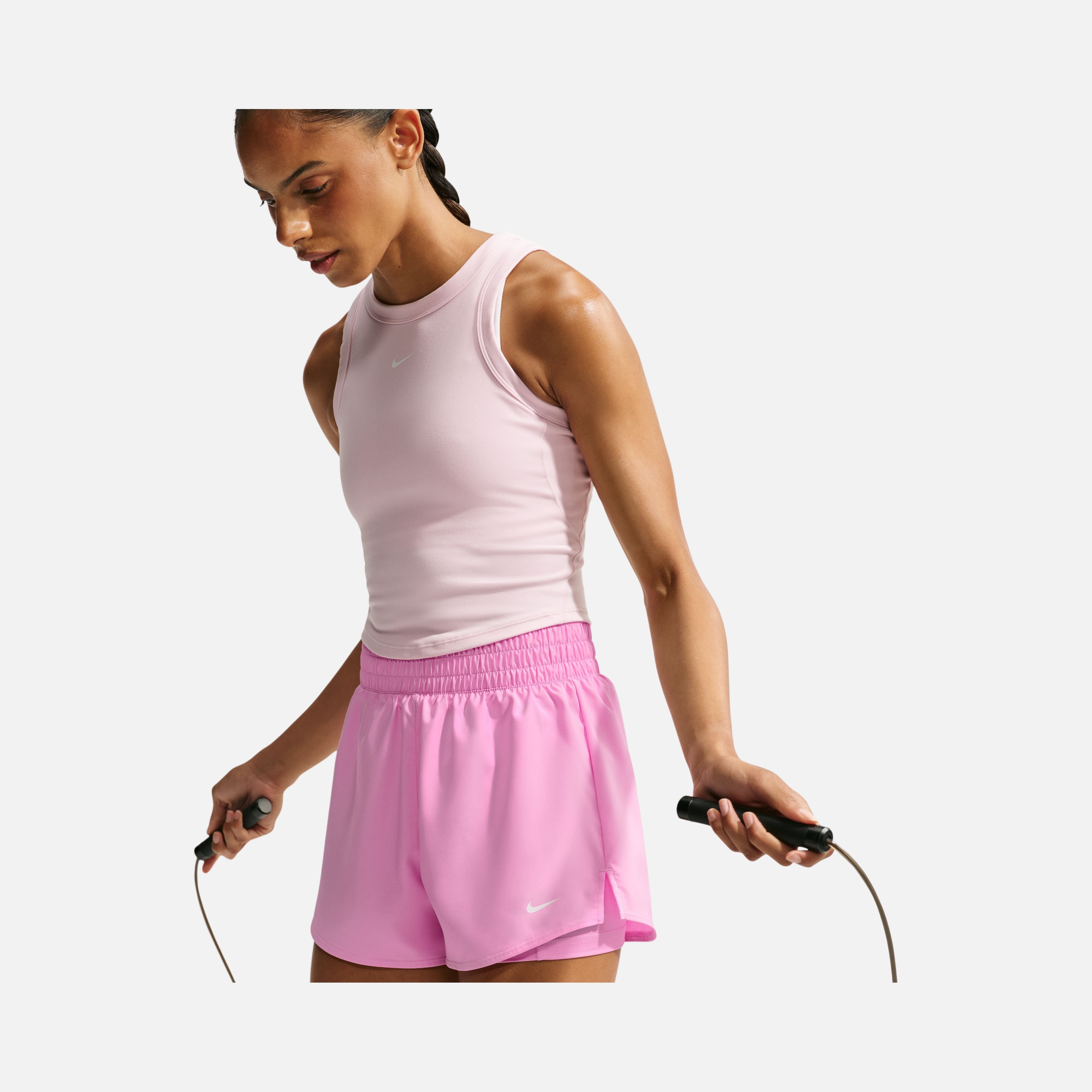 Nike Dri-Fit One High-Waisted 3" 2-in-1 Training Kadın Şort