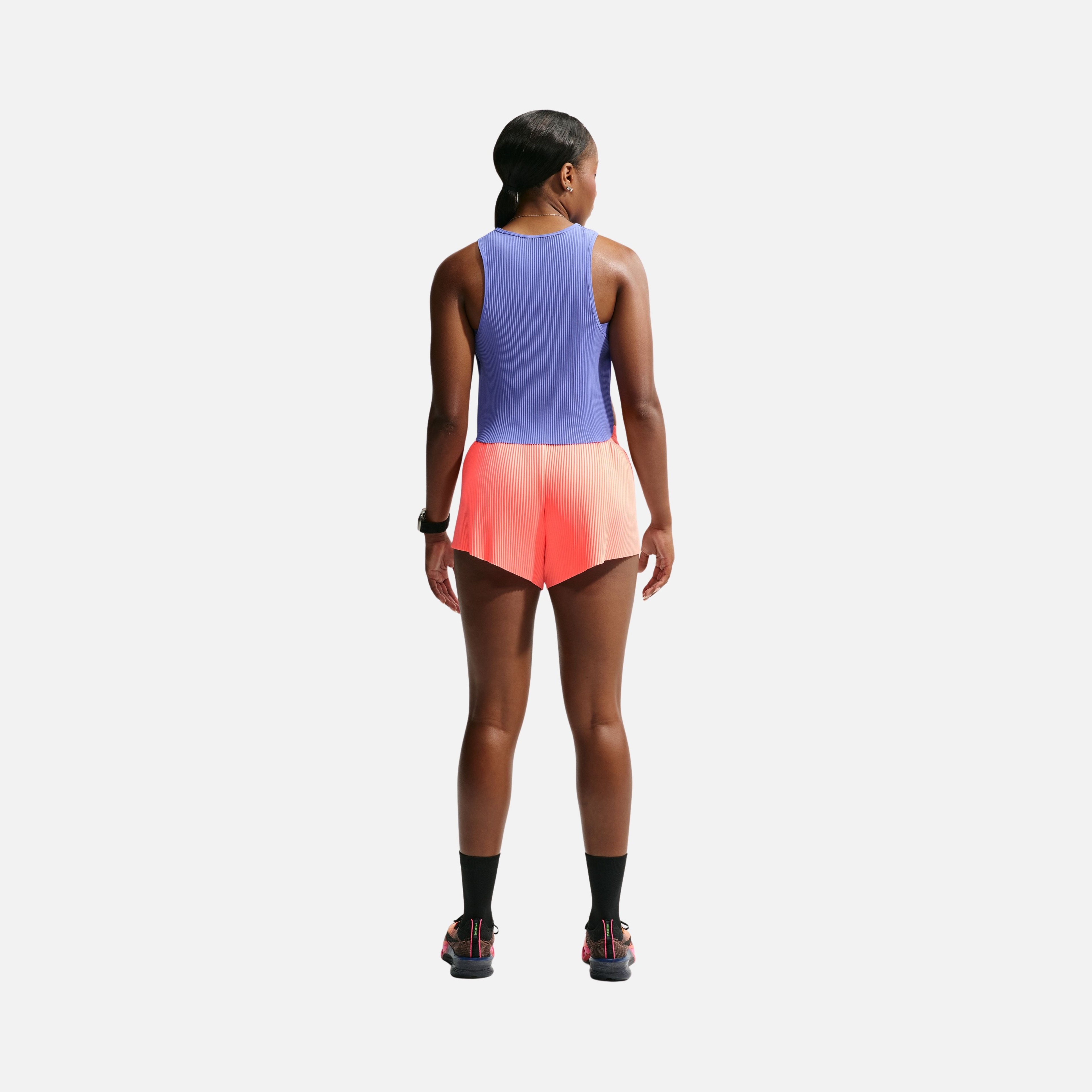 Nike AeroSwift Dri-Fit ADV Mid-Rise Brief-Lined 3" Running Kadın Şort