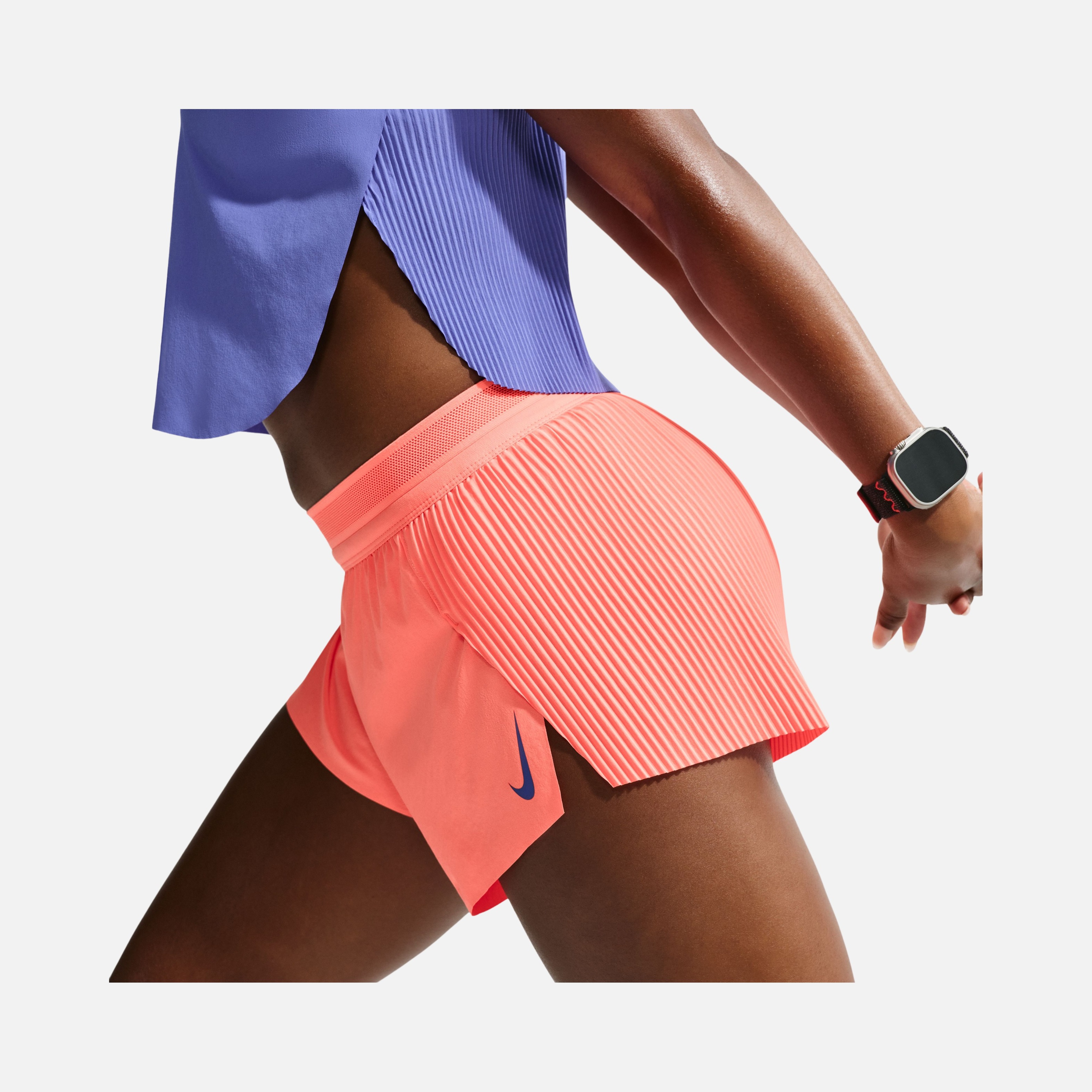 Nike AeroSwift Dri-Fit ADV Mid-Rise Brief-Lined 3" Running Kadın Şort
