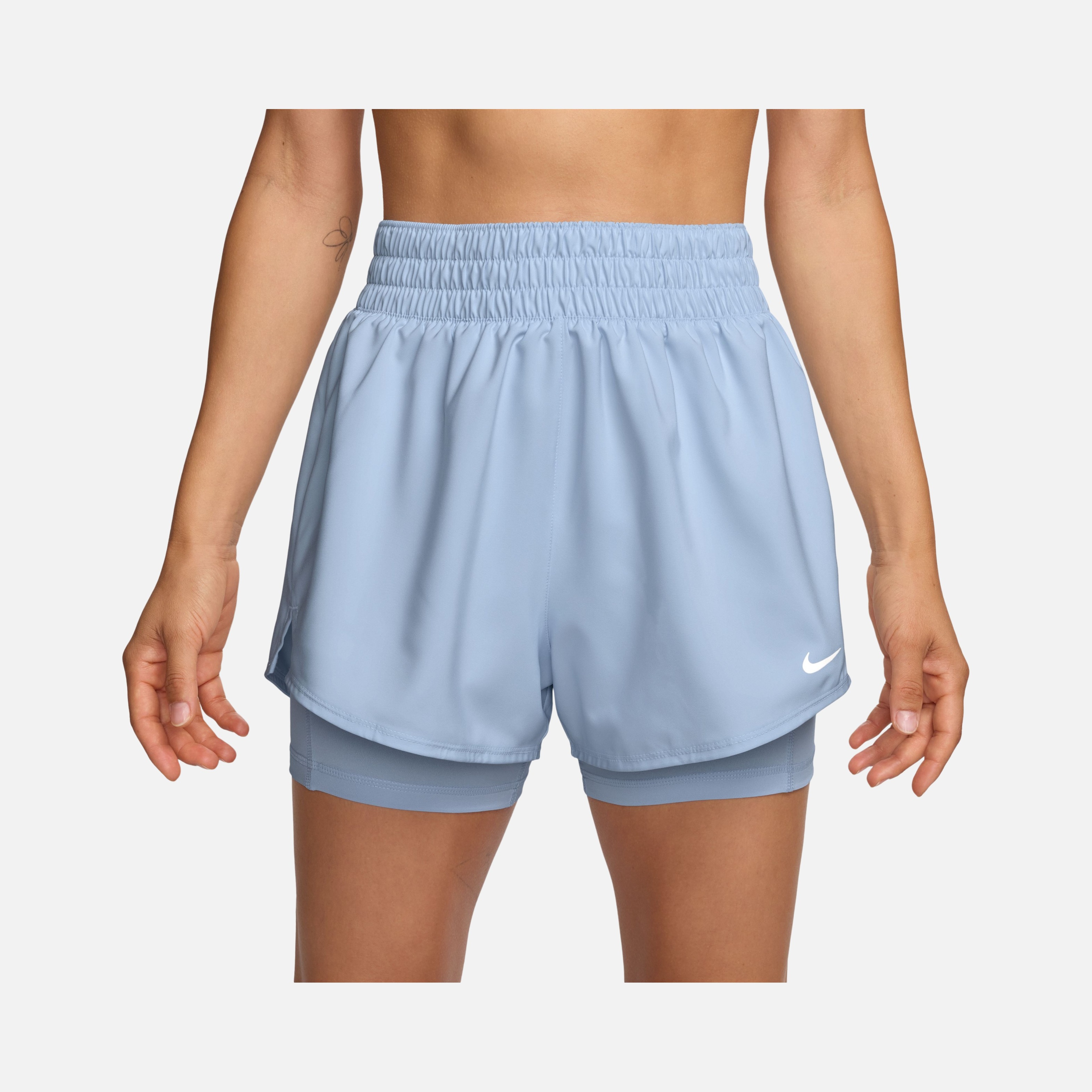 Nike Dri-Fit One High-Waisted 3" 2-in-1 Training Kadın Şort