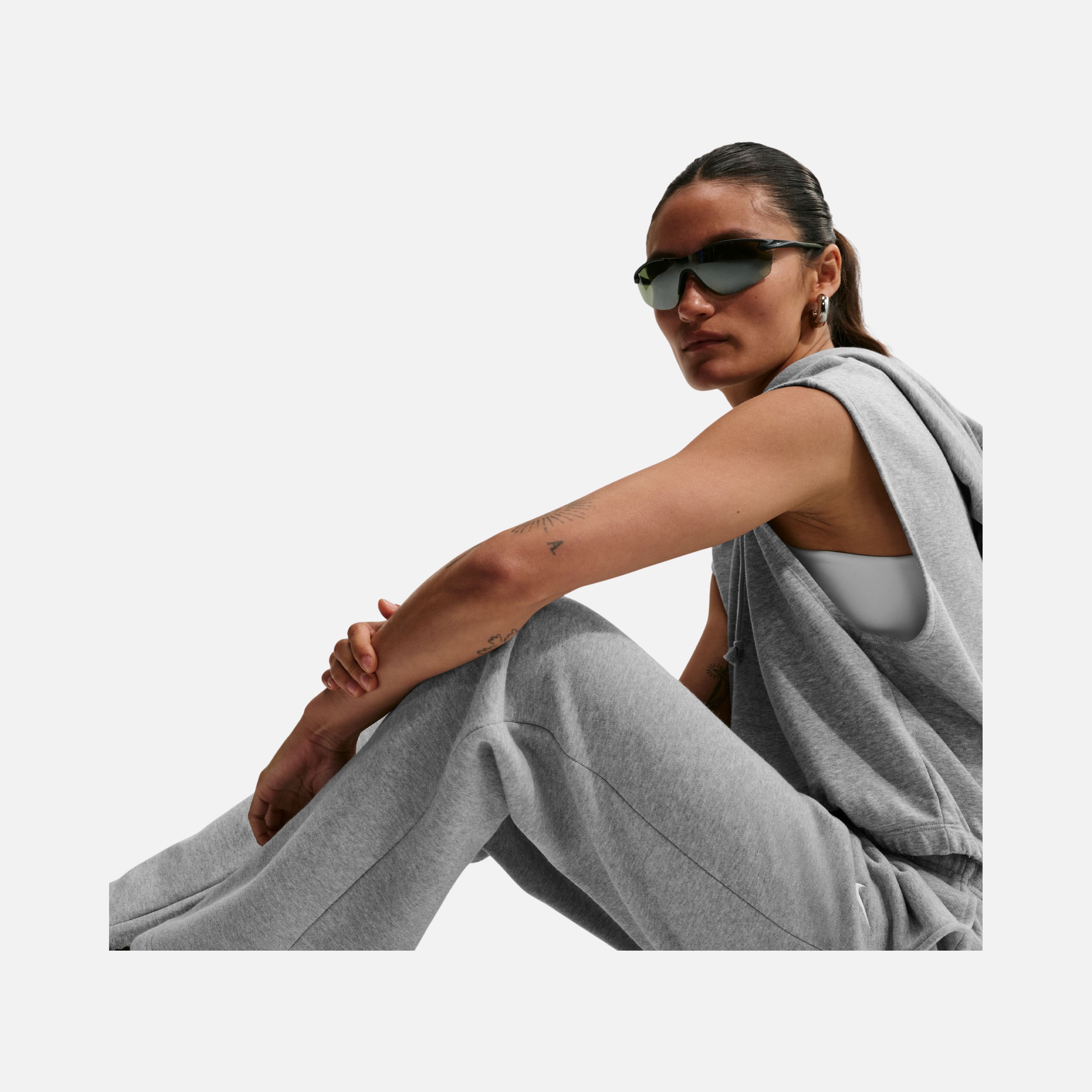 Nike Studio Medium Weight Mid-Rise Kadın Pantolon