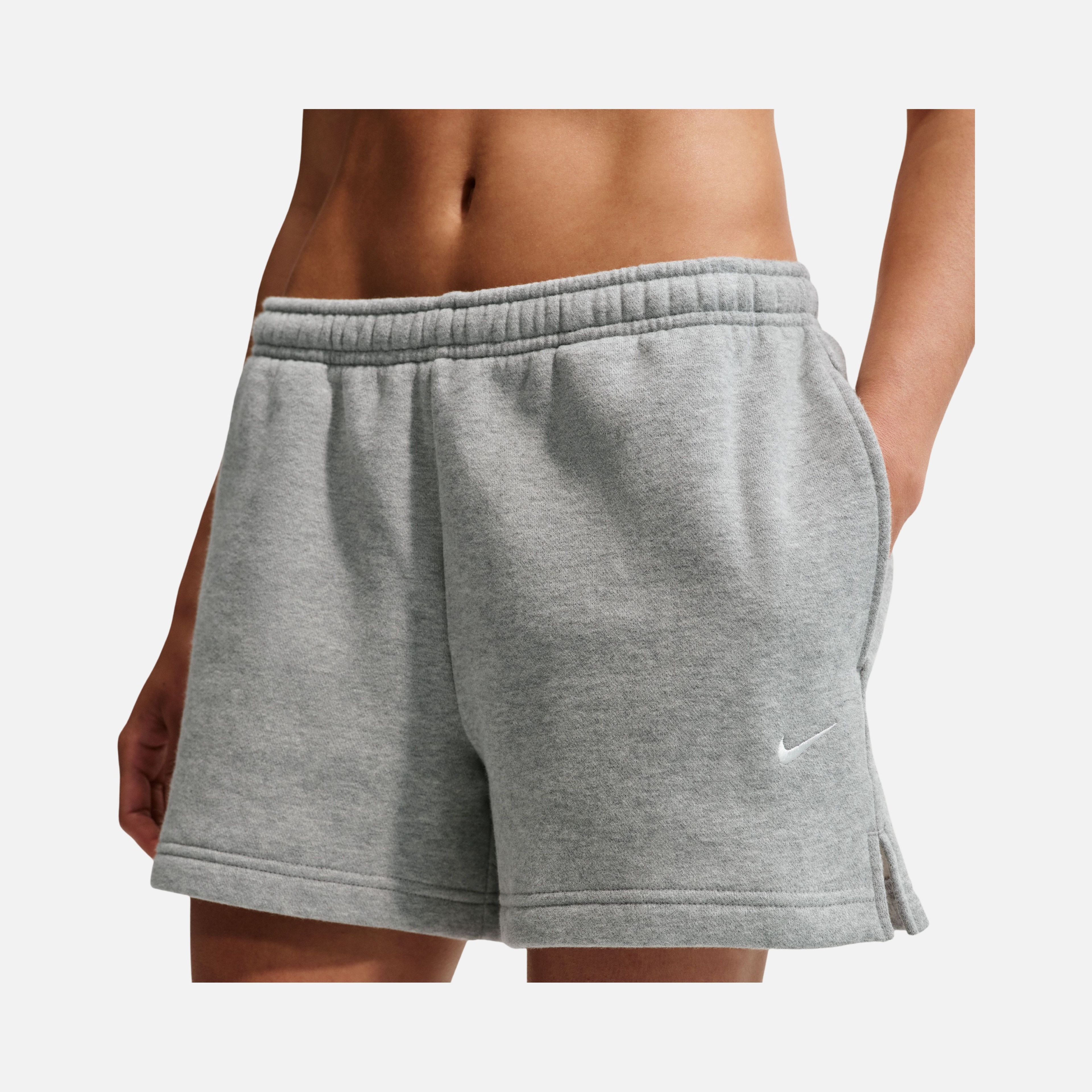 Nike Studio Fleece  Mid-Rise 4 inc Short Kadın Şort
