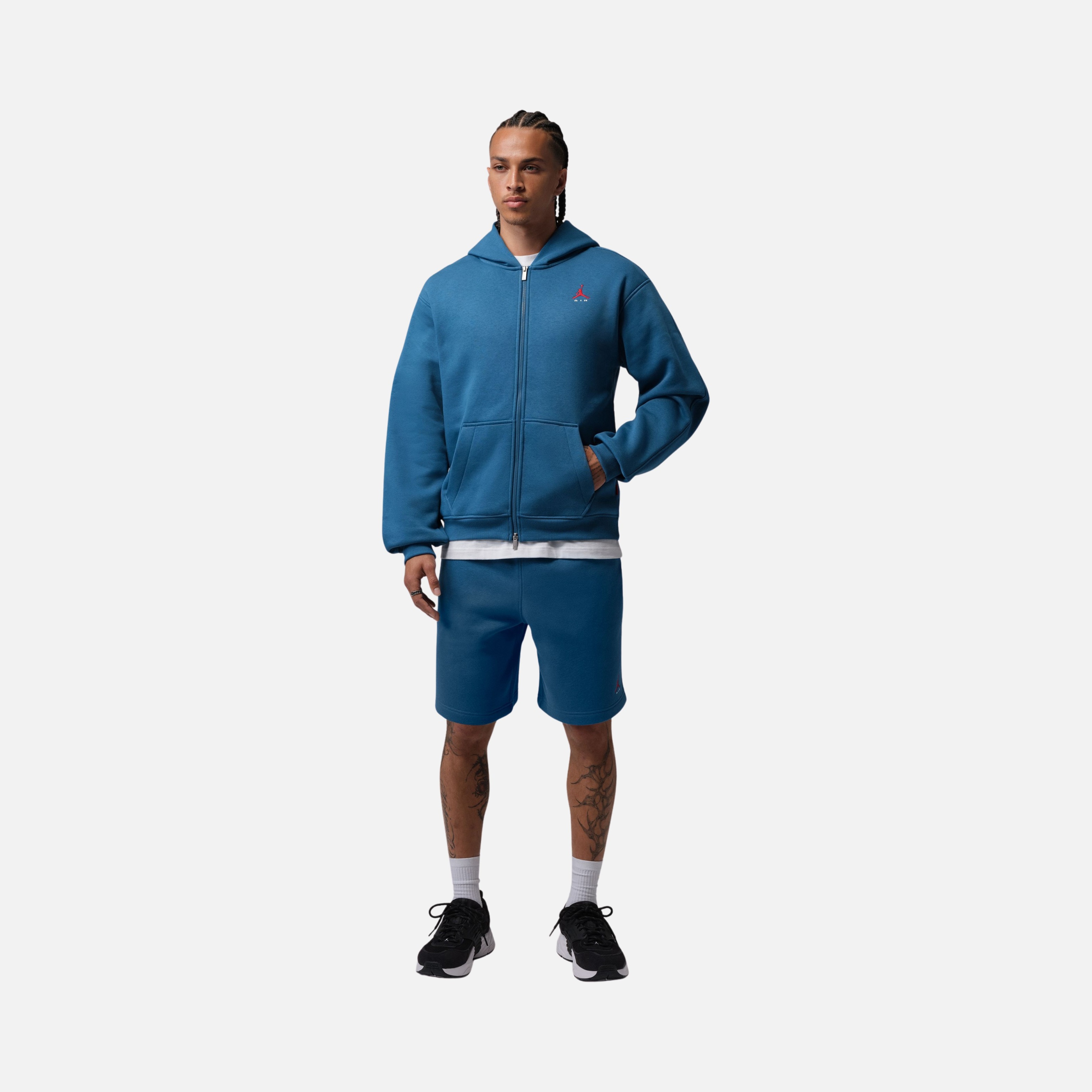 Nike Jordan Brooklyn Tam Boy Fermuarlı Erkek Kapüşonlu Ceket