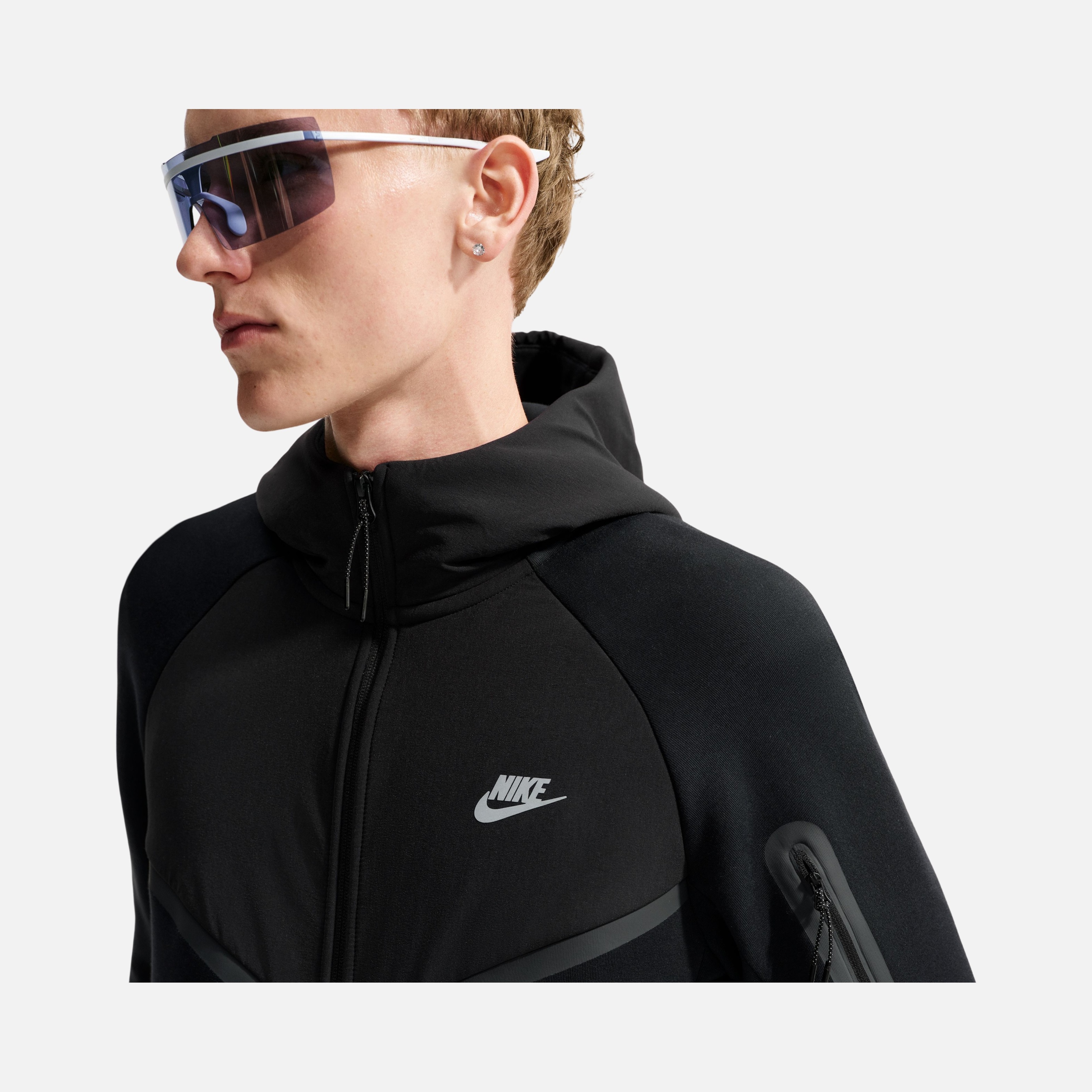 Nike M Tech Fleece Mix Wr Hoodie Erkek Ceket