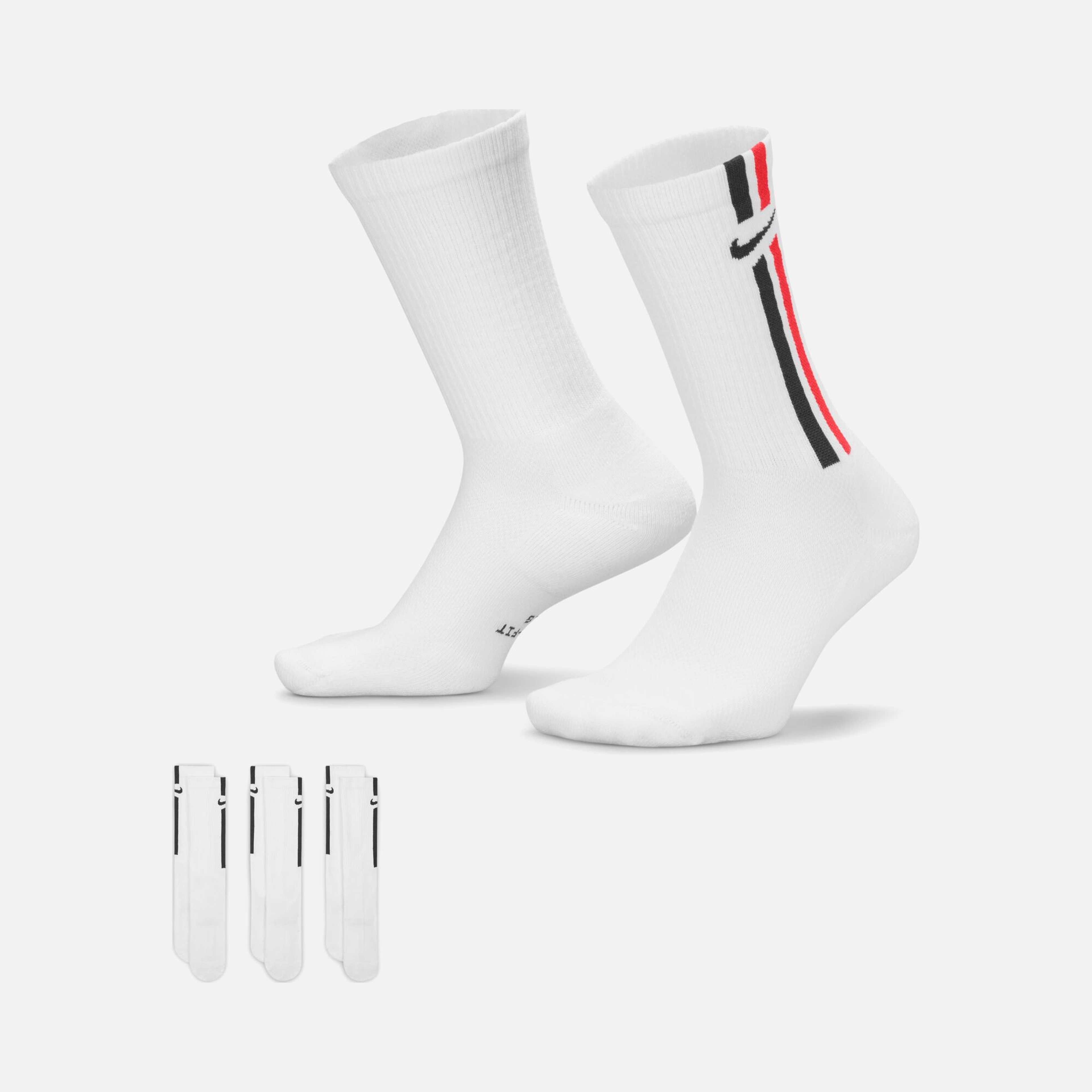 Nike Everyday Elevated Crew (3 Pairs) Erkek Çorap