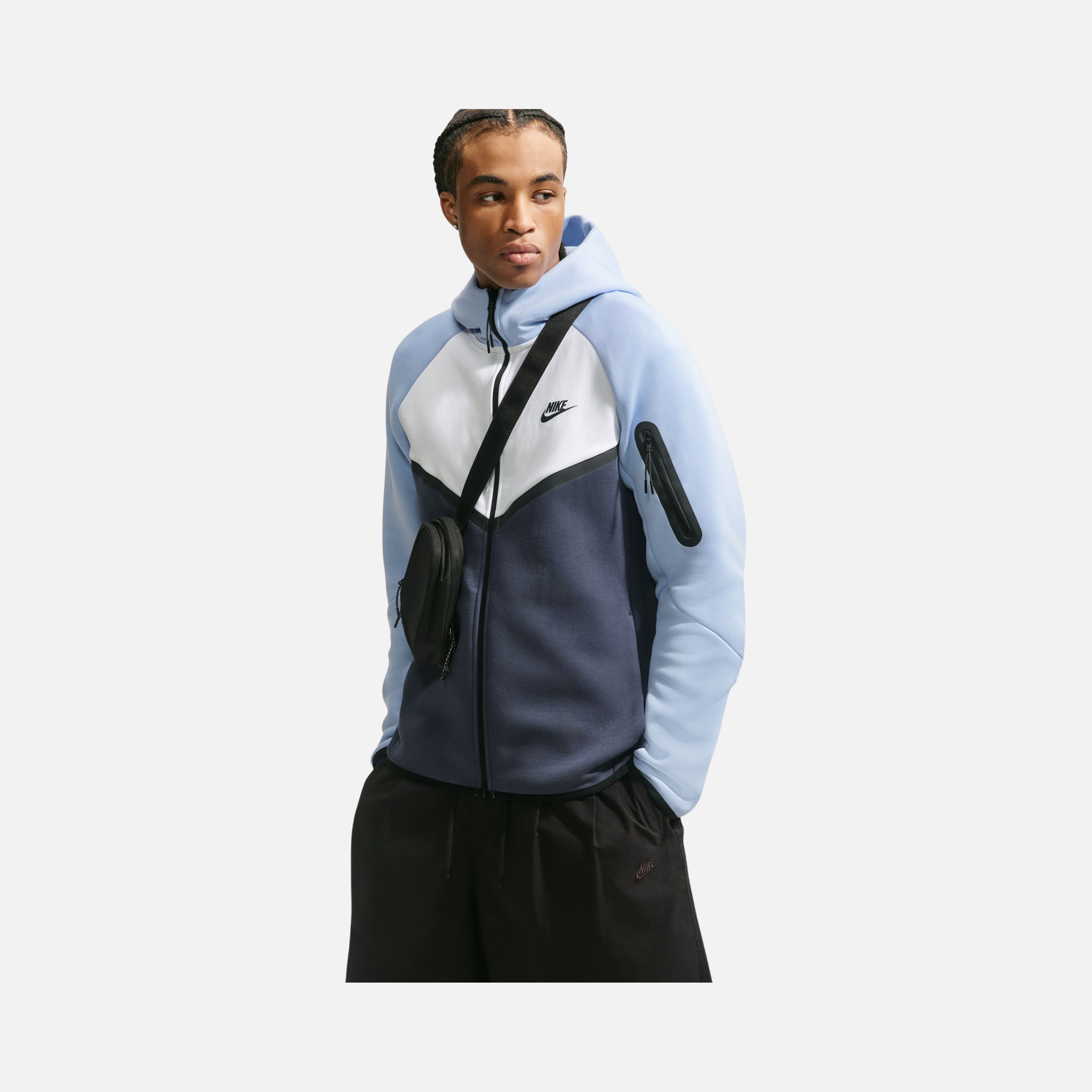 Nike M Tech Fleece Mix Wr Hoodie Erkek Ceket