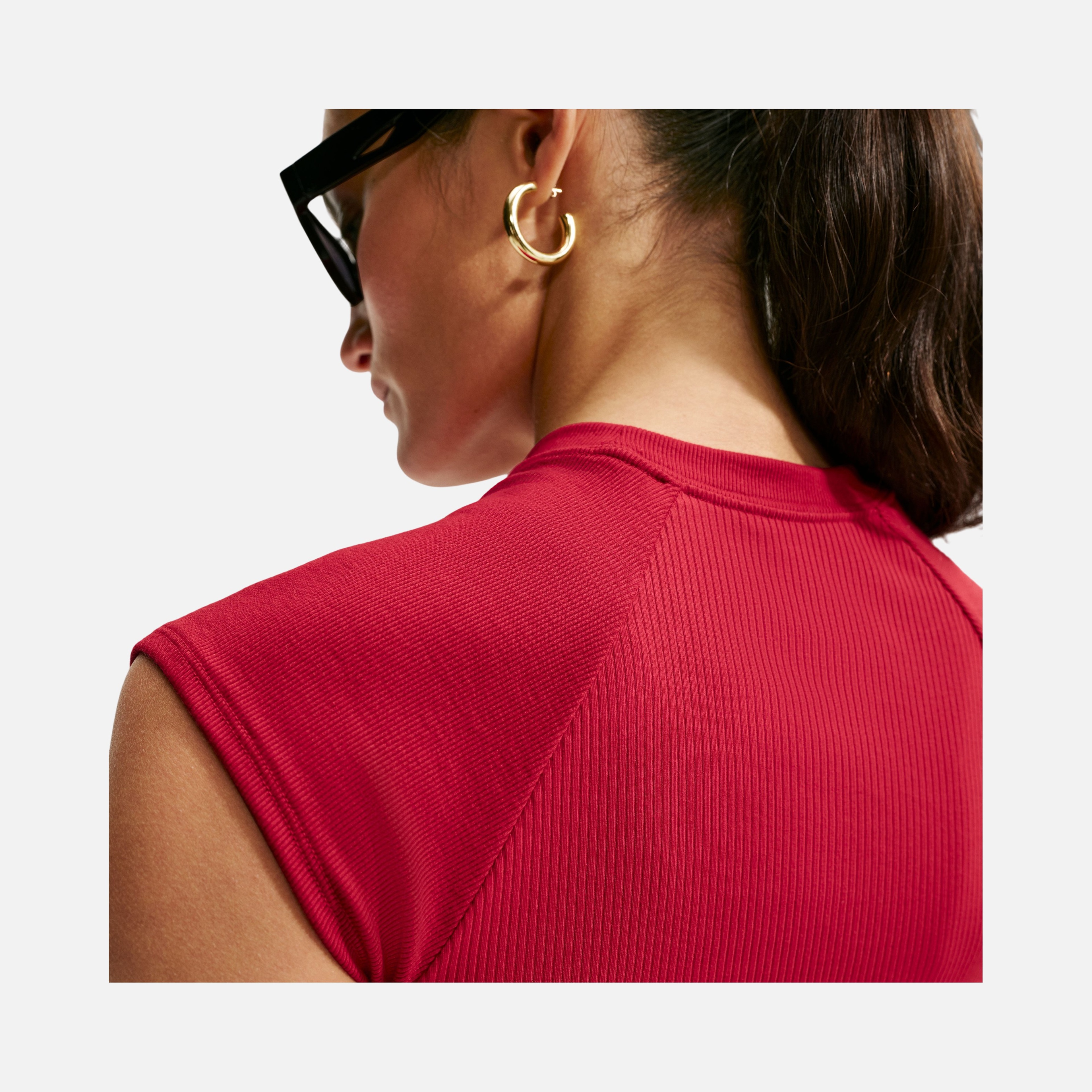 Nike Nsw Chill Knit Rib Ss Top Kadın Tişört