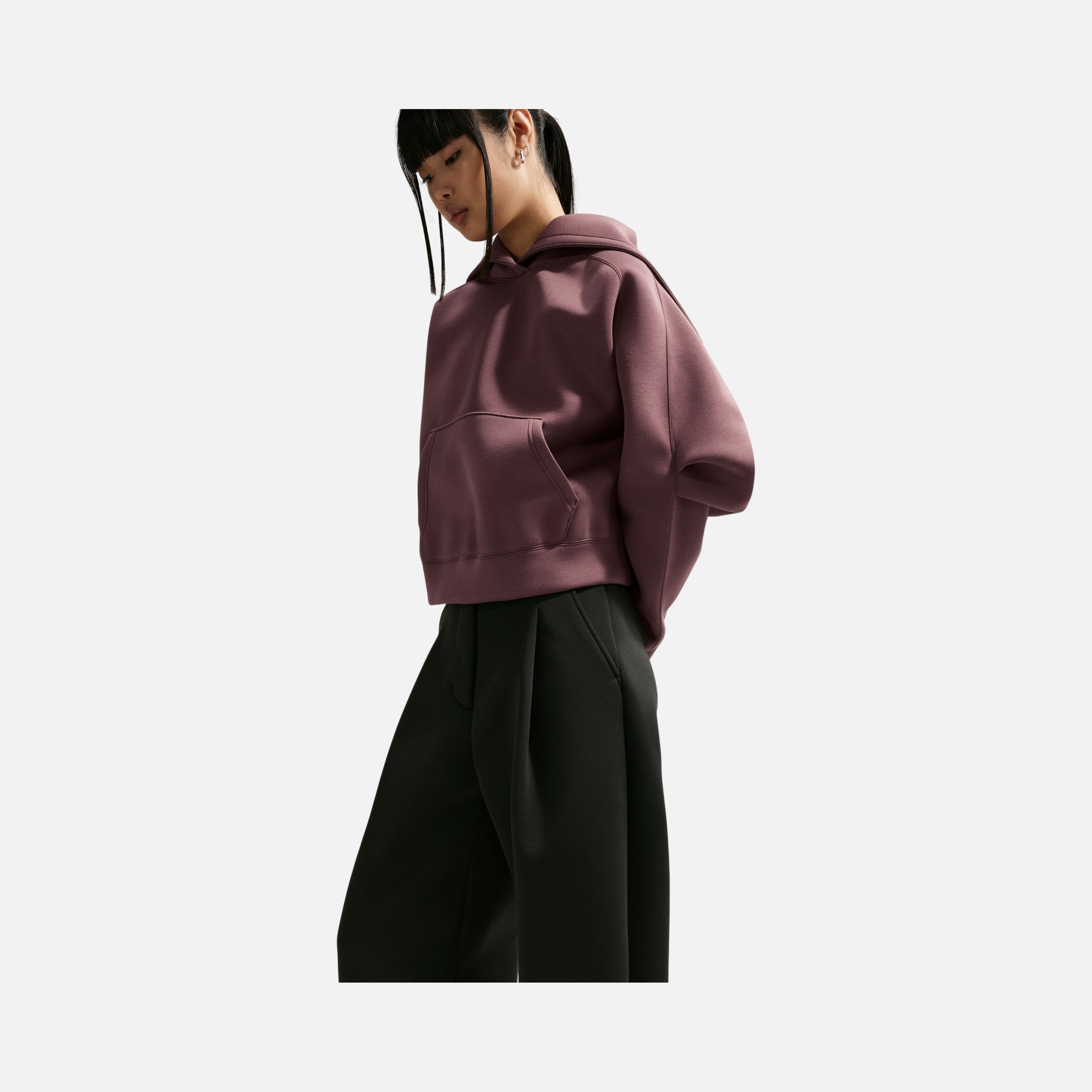 Nike Pregame Fleece Oversize Kadın Pantolon