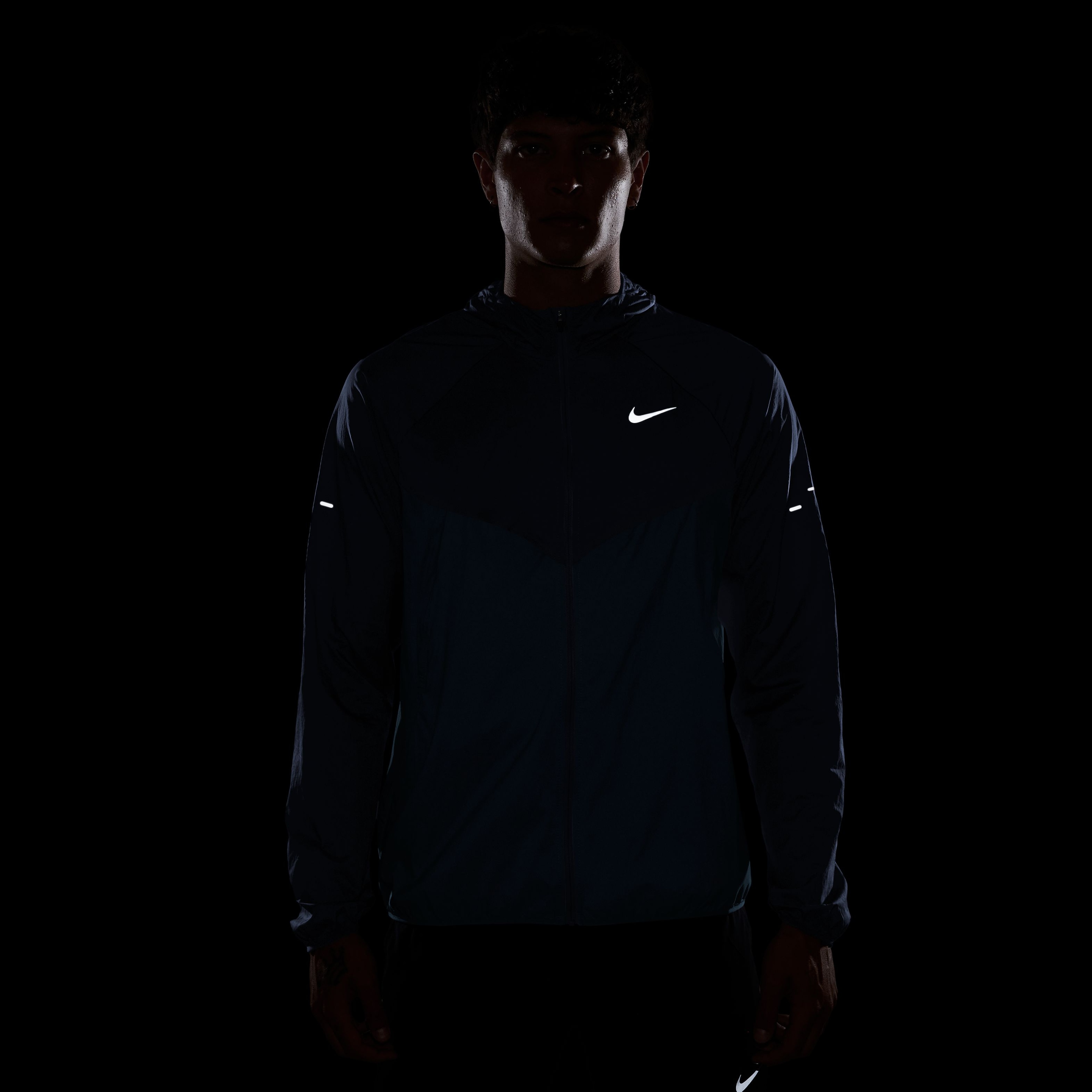Nike Stride Repel UV Running Full-Zip Hooded Erkek Ceket