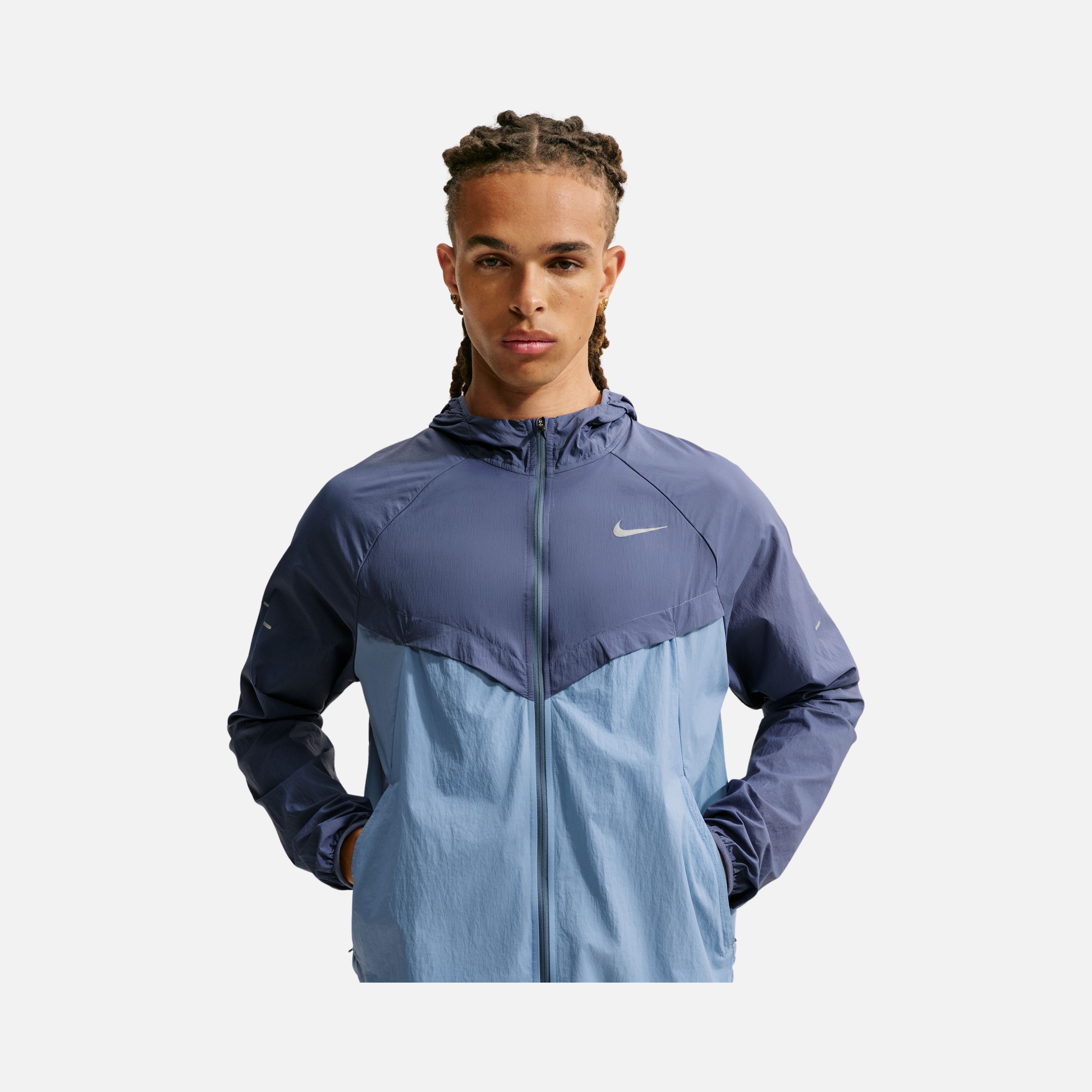 Nike Stride Repel UV Running Full-Zip Hooded Erkek Ceket