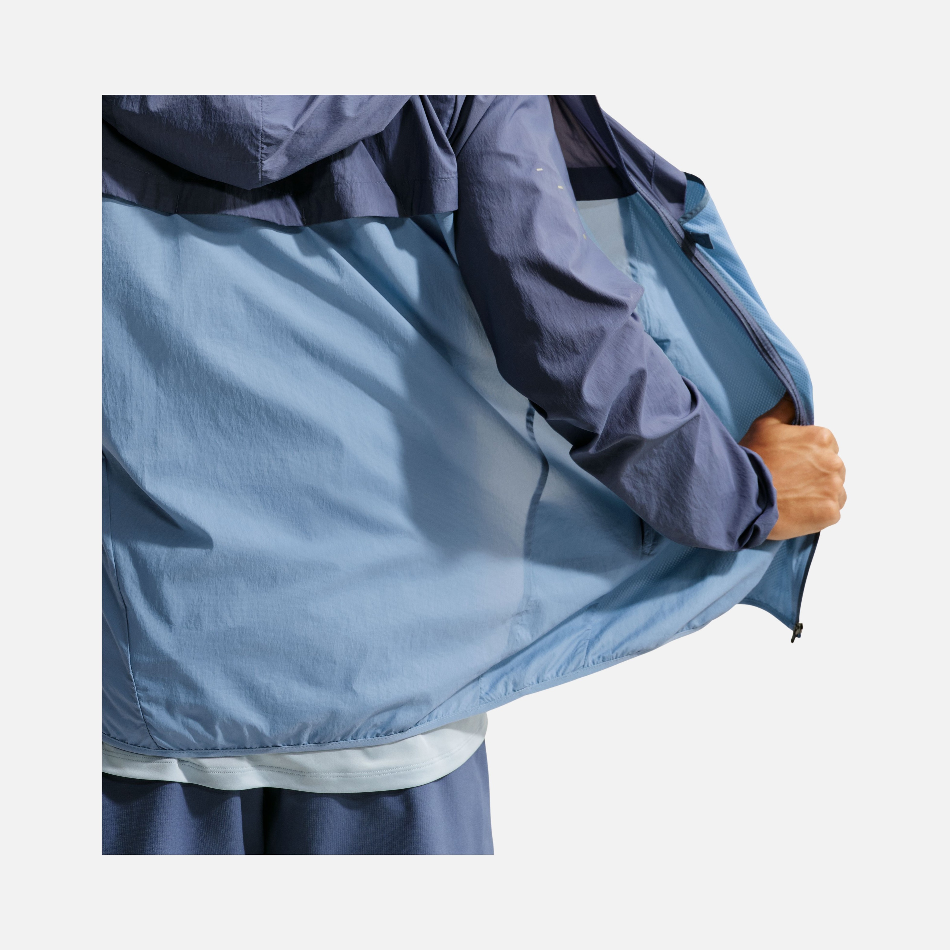 Nike Stride Repel UV Running Full-Zip Hooded Erkek Ceket