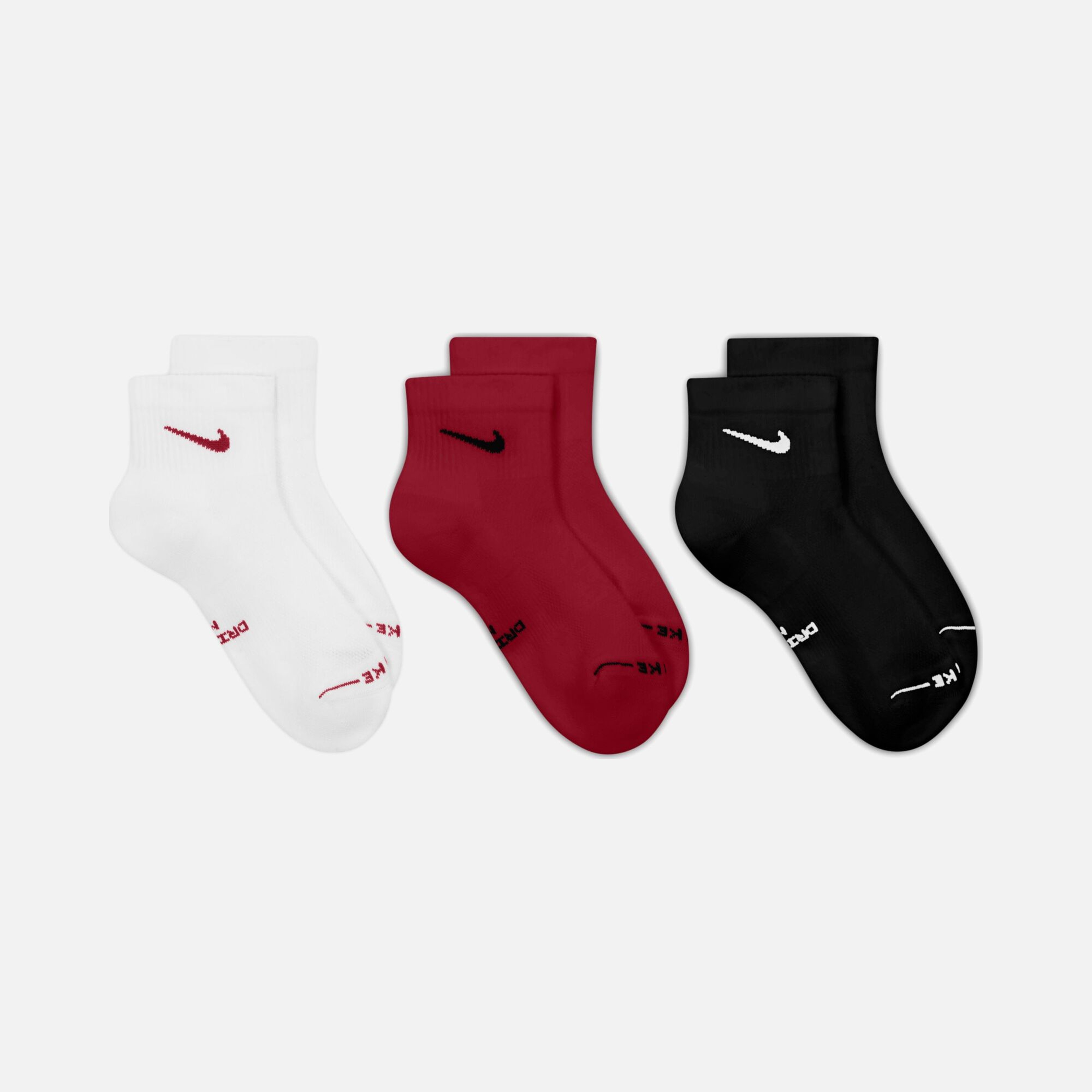 Nike Everyday Elevated Ankle (3 Pairs) Erkek Çorap