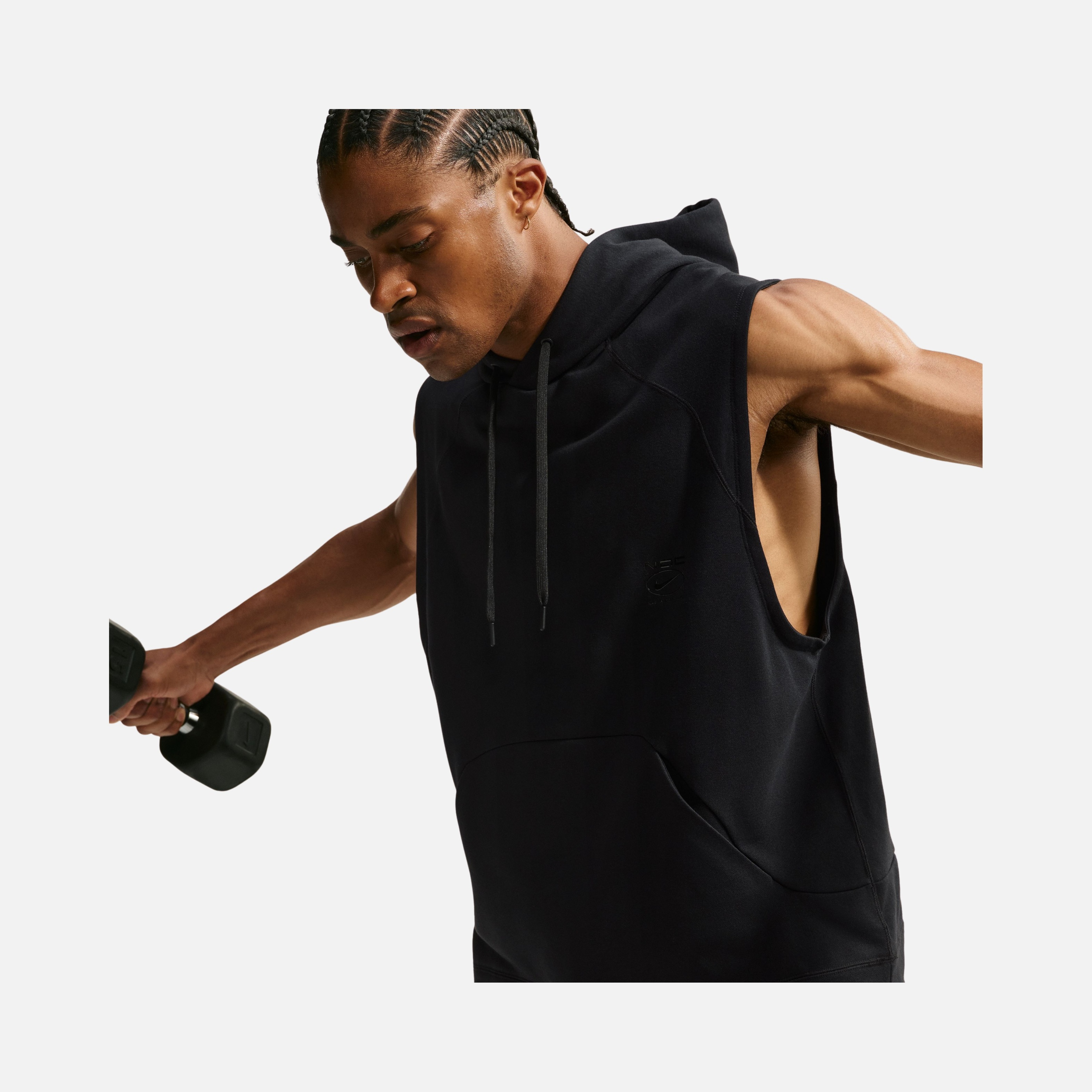 Nike N.A.C. Dri-FIT Fleece Sleeveless Antrenman Erkek Sweatshirt
