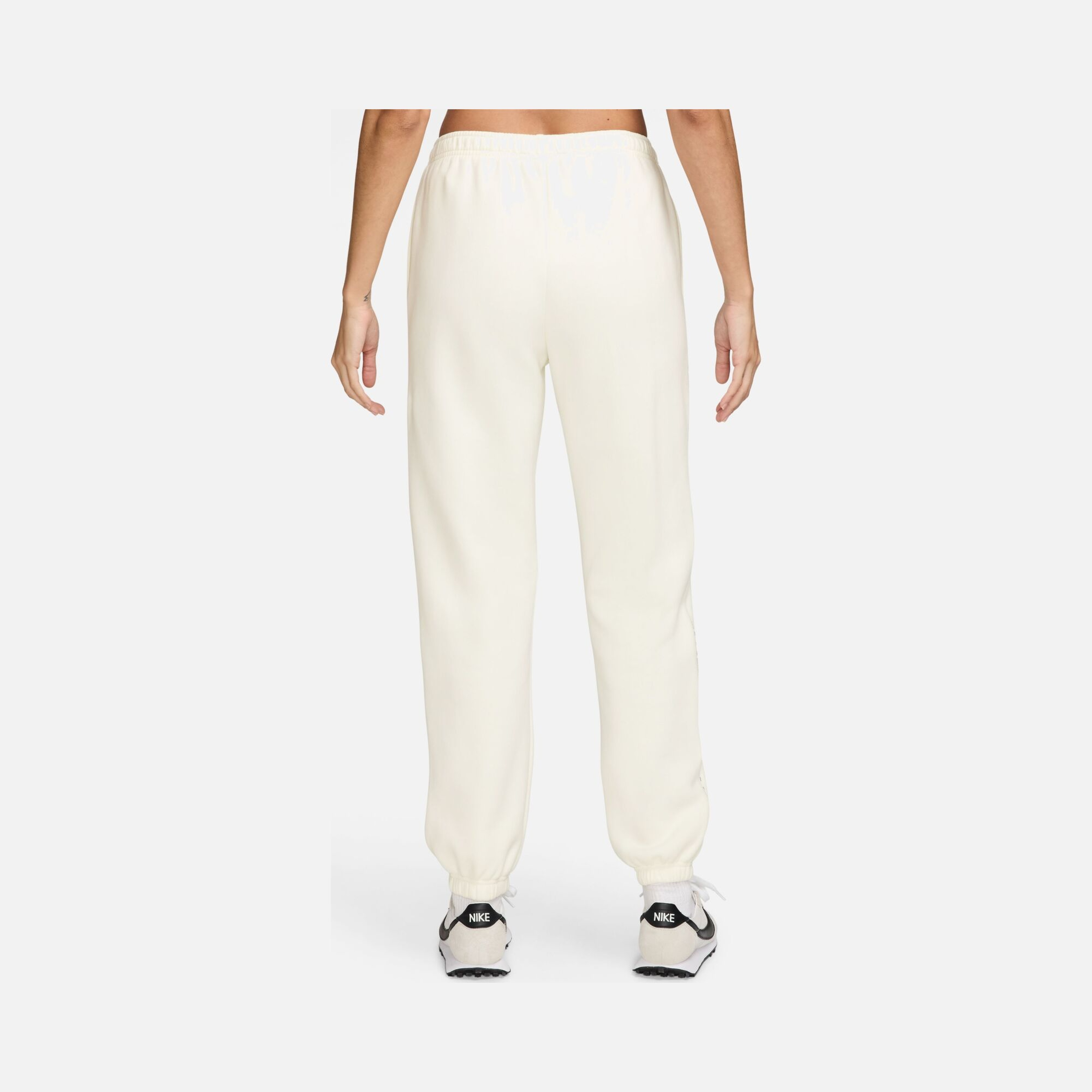 Nike Studio Fleece Mid-Rise Adjustable Cuff Kadın Pantolon