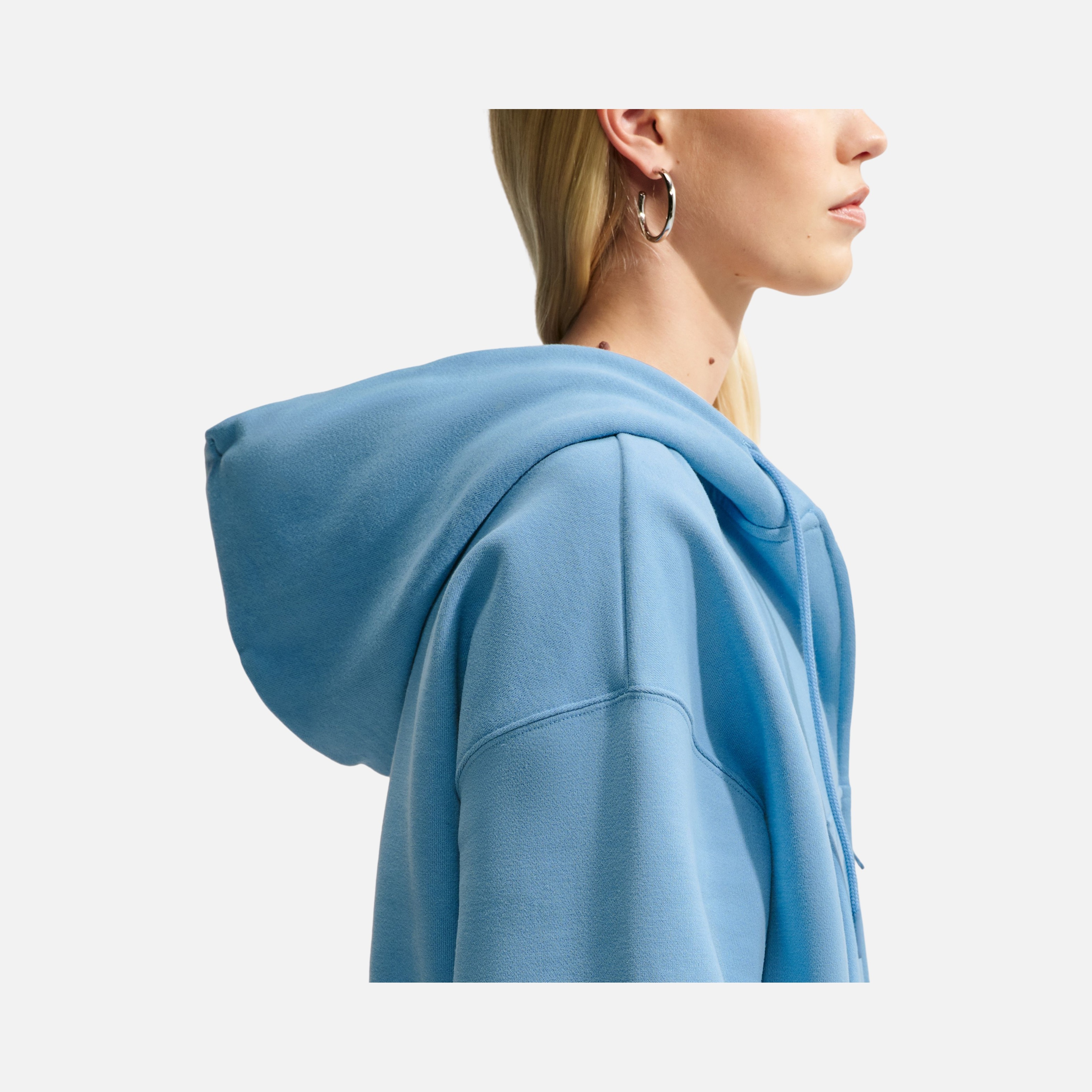 Nike Studio Fleece Oversized Cropped Full-zip Kadın Ceket