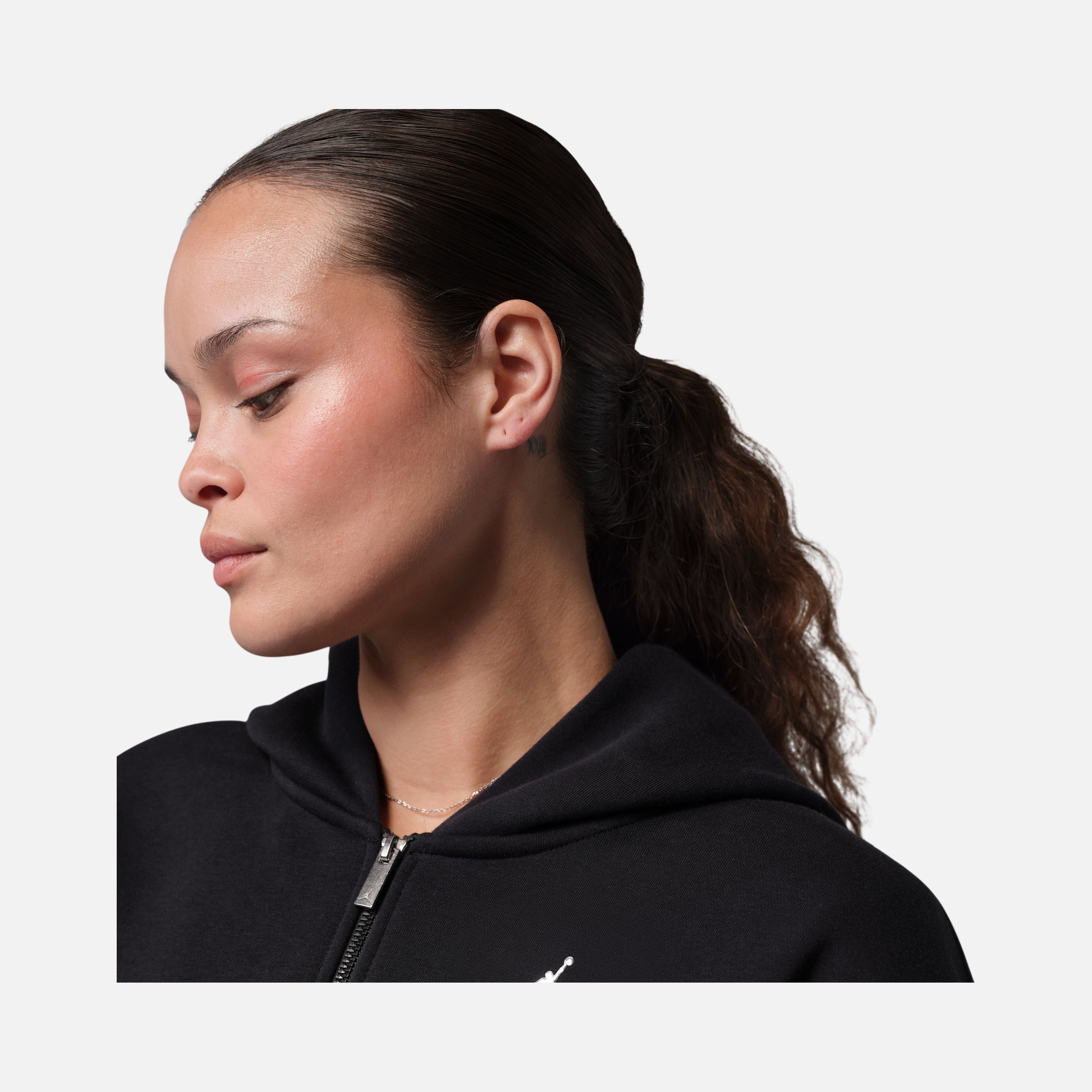 Nike Jordan Brooklyn Fleece Md Crop Full-zip Kadın Ceket