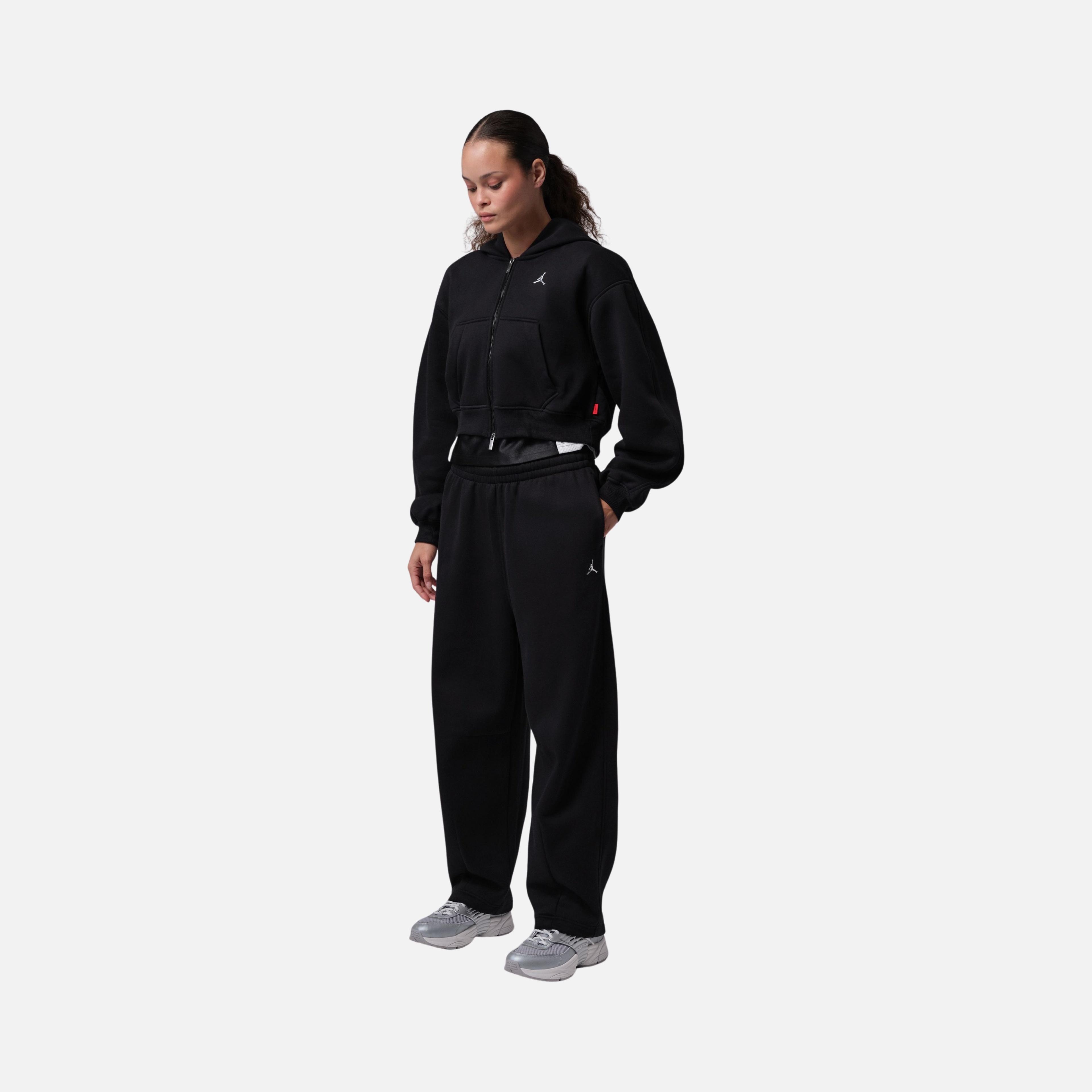 Nike Jordan Brooklyn Fleece Md Crop Full-zip Kadın Ceket