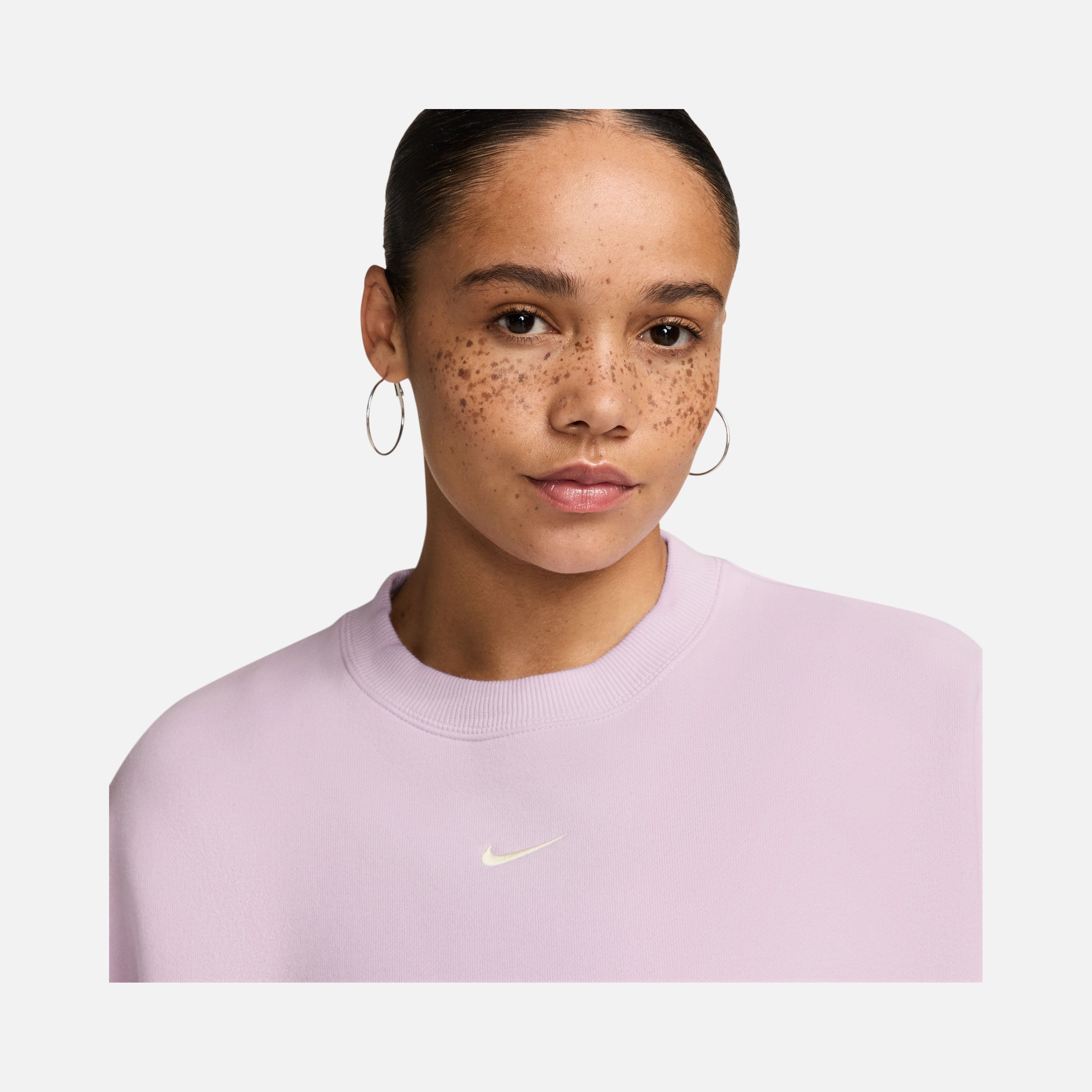 Nike Studio Fleece Oversized Cropped Crew Kadın Sweatshirt
