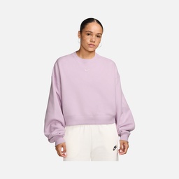 Nike Studio Fleece Oversized Cropped Crew Kadın Sweatshirt