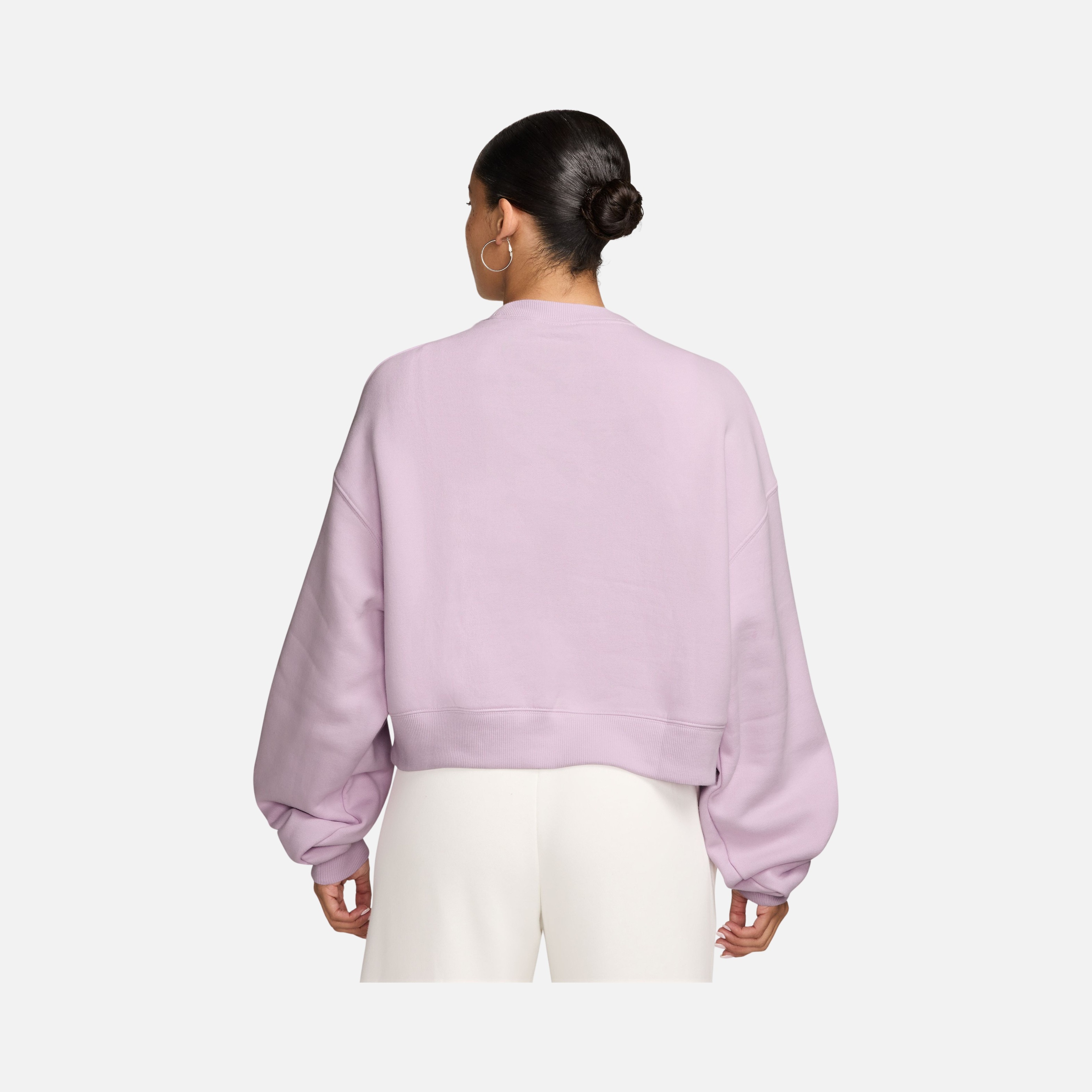 Nike Studio Fleece Oversized Cropped Crew Kadın Sweatshirt