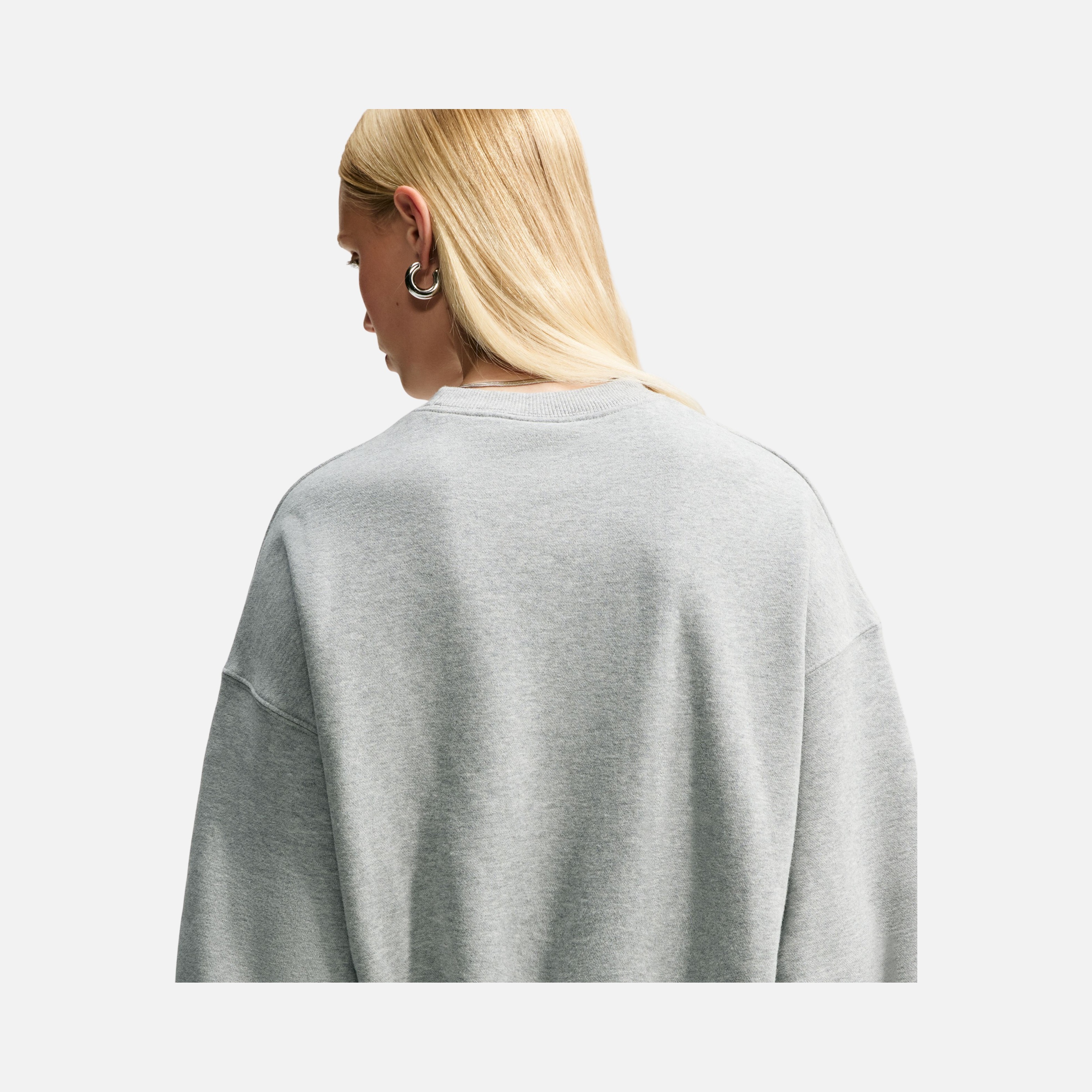 Nike Studio Fleece Oversized Cropped Crew Kadın Sweatshirt