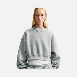 Nike Studio Fleece Oversized Cropped Crew Kadın Sweatshirt