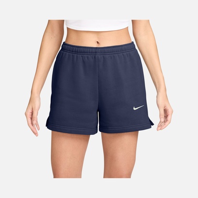 Nike Studio Fleece  Mid-Rise 4 inc Short Kadın Şort