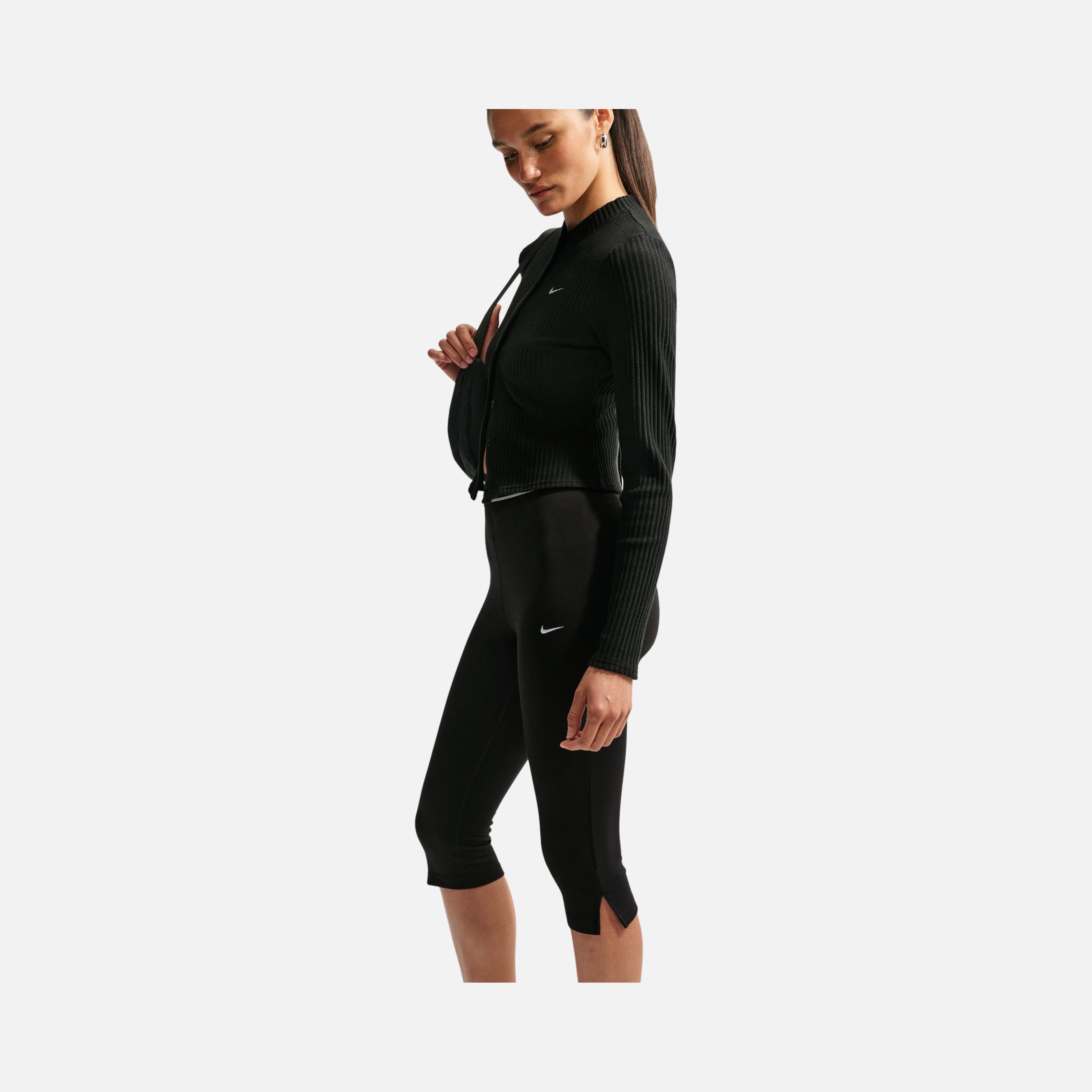 Nike Chill Jersey Capri Kadın Tayt