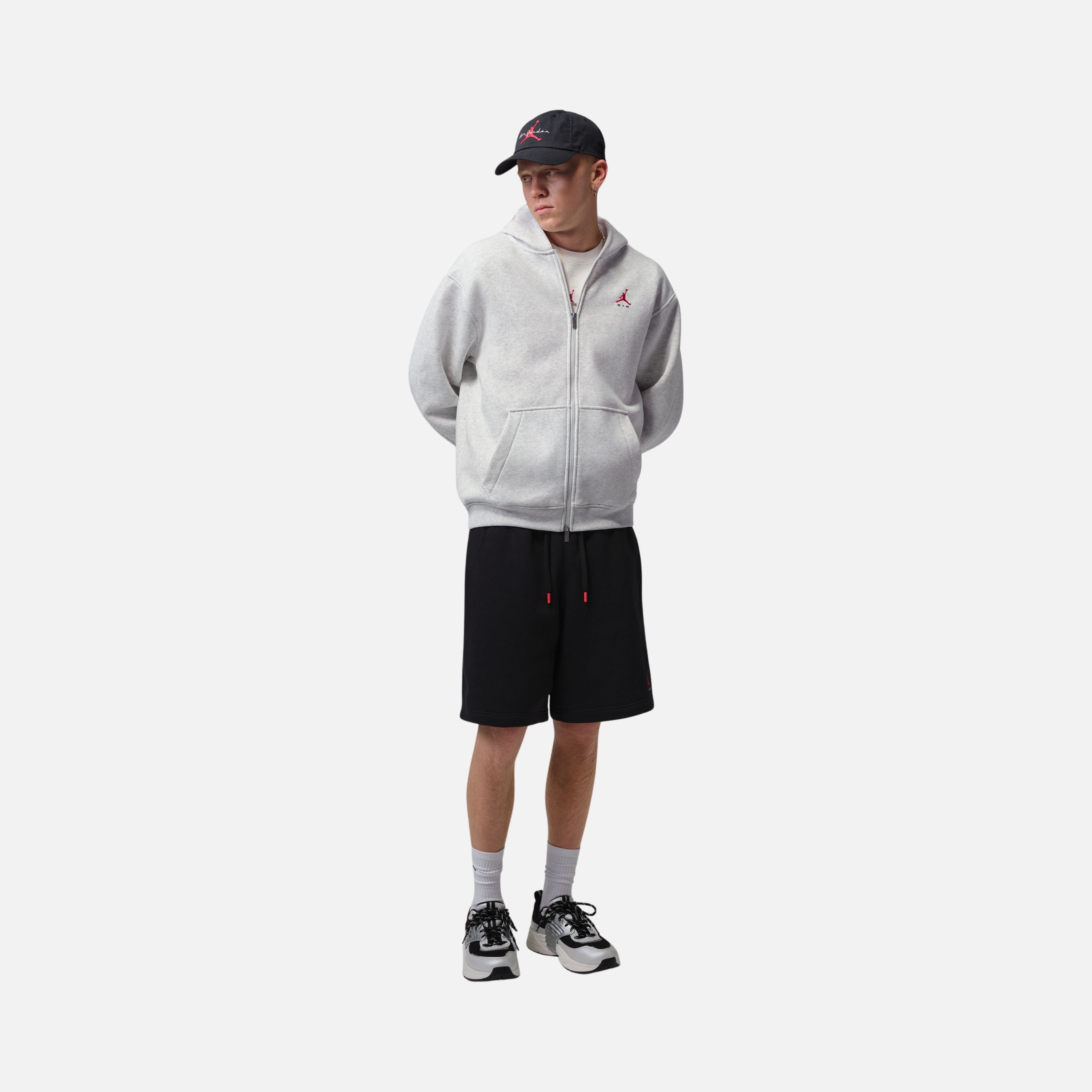 Nike Jordan Brooklyn Tam Boy Fermuarlı Erkek Kapüşonlu Ceket