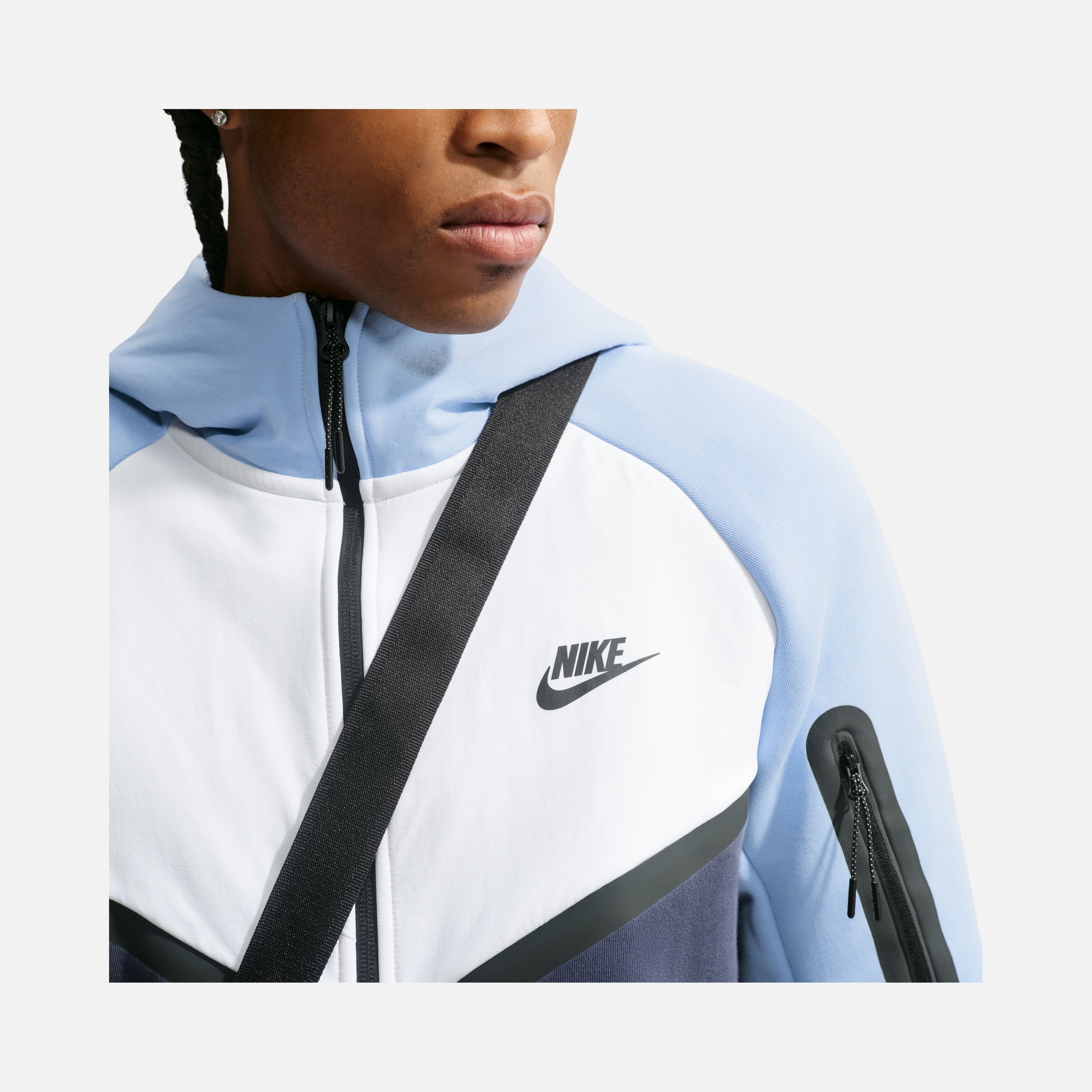 Nike M Tech Fleece Mix Wr Hoodie Erkek Ceket