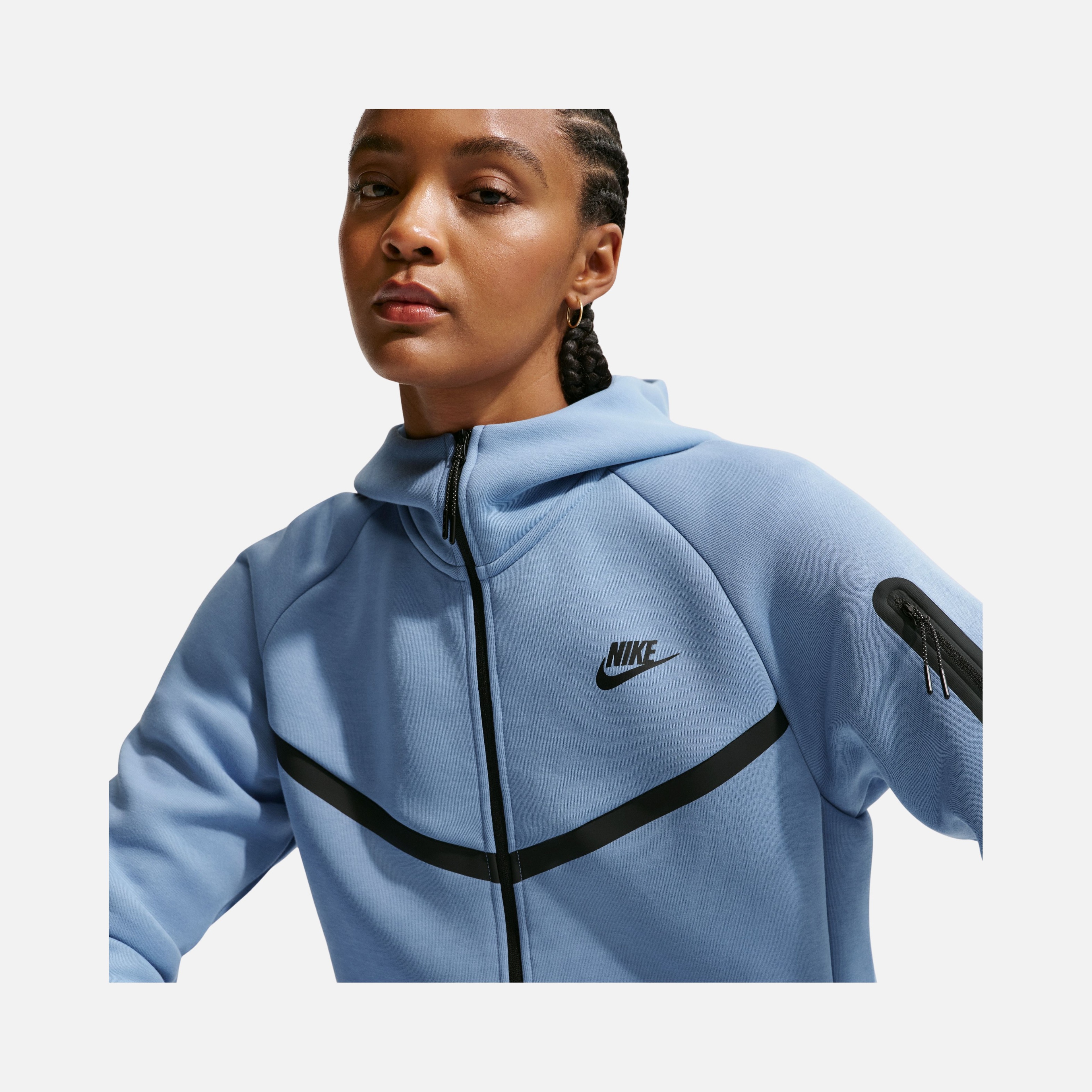 Nike Sportswear Tech Fleece Windrunner Full-Zip Hooded SS25 Kadın Ceket