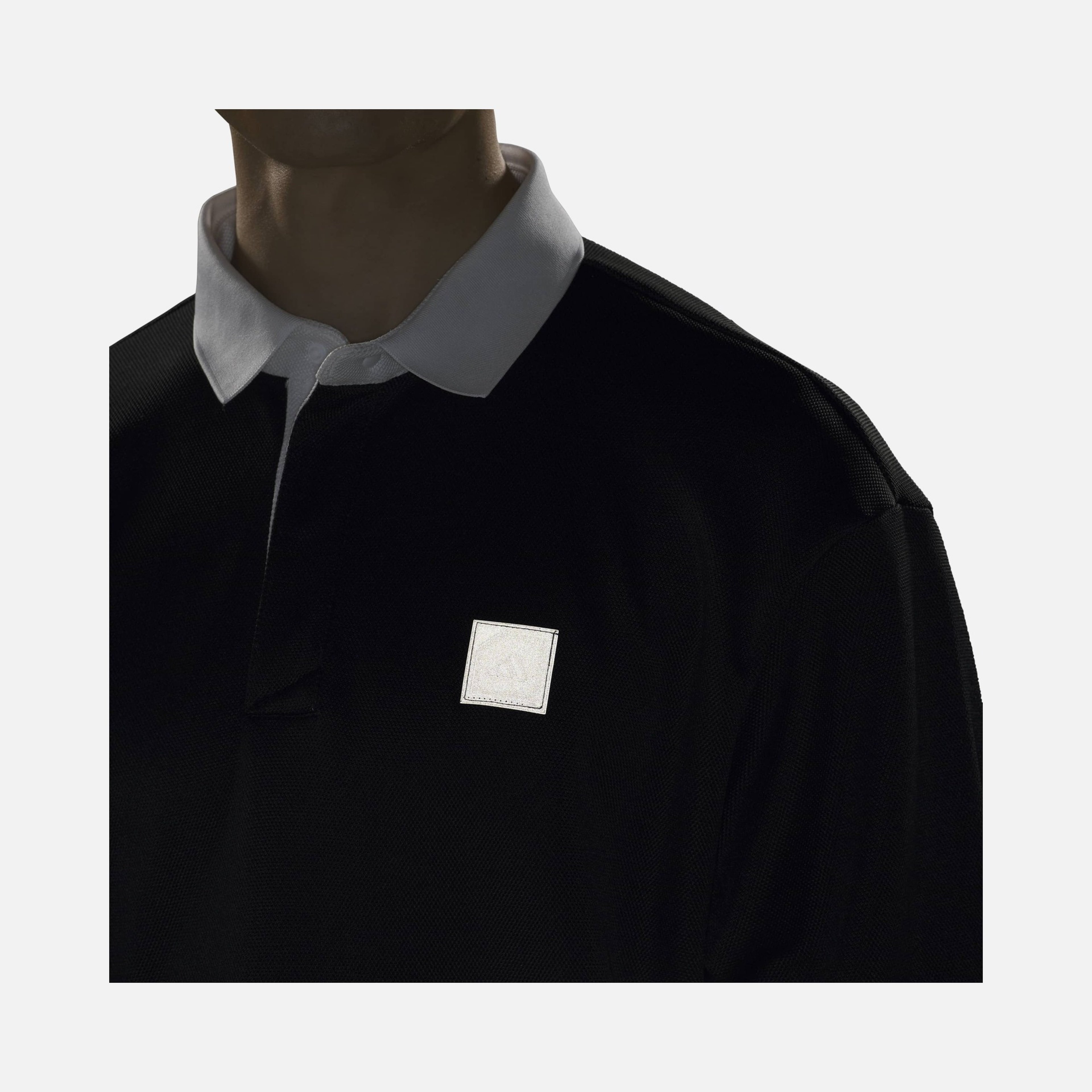 adidas Long Sleeve Sweat Polo Erkek Tişört
